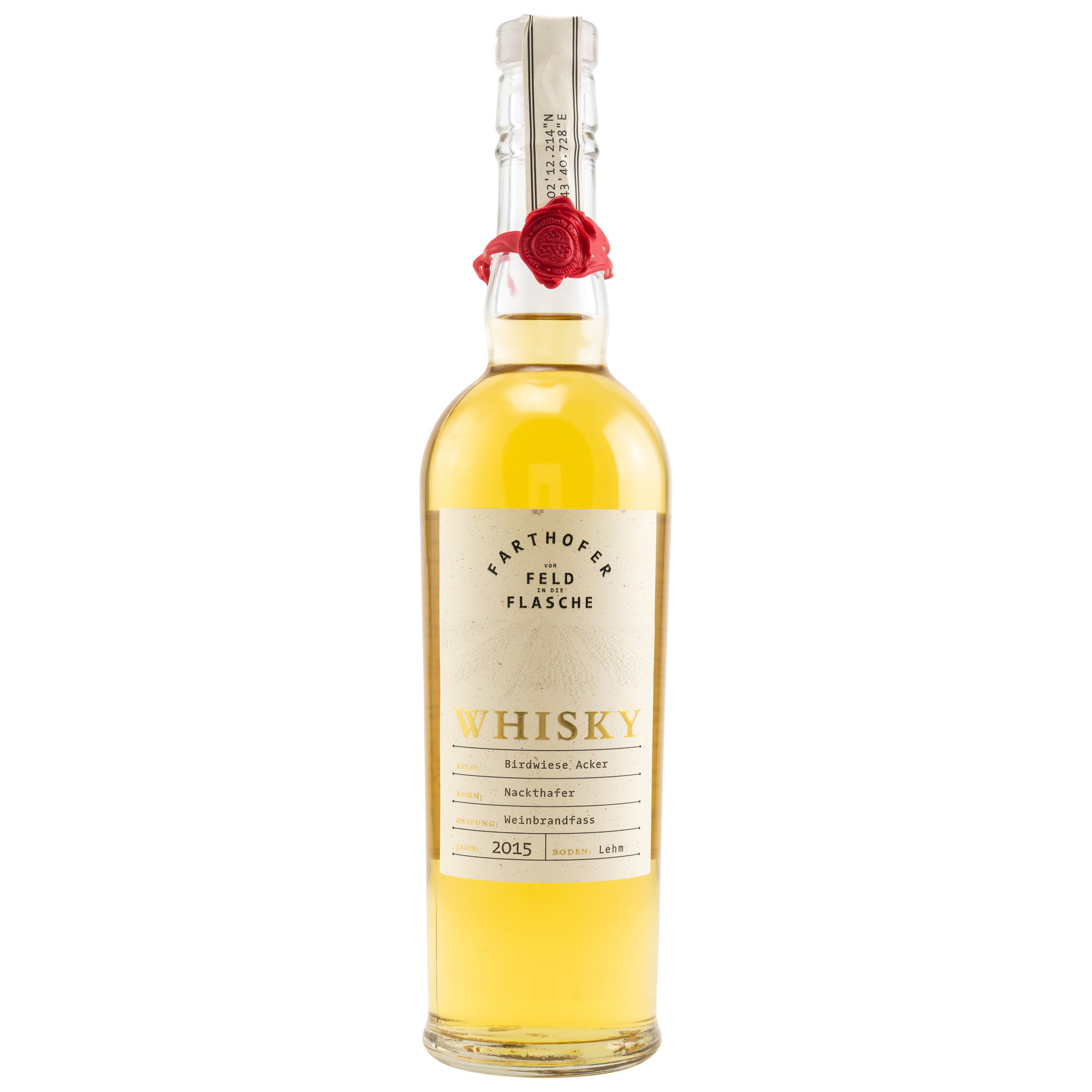 Farthofer Single Cask Whisky Nackthafer im Weinbrandfass