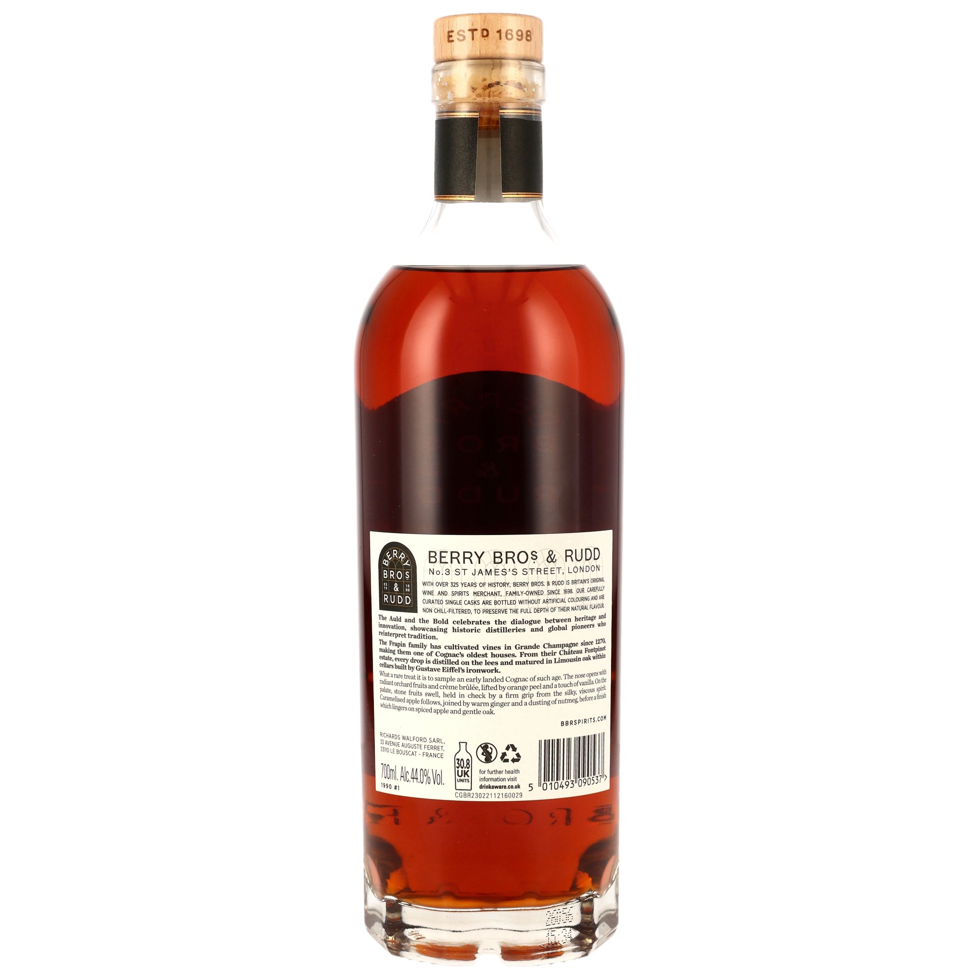 Frapin Cognac 1990 - 35 y.o. - Barrique #1 The Auld & The Bold (Berry Bros & Rudd)