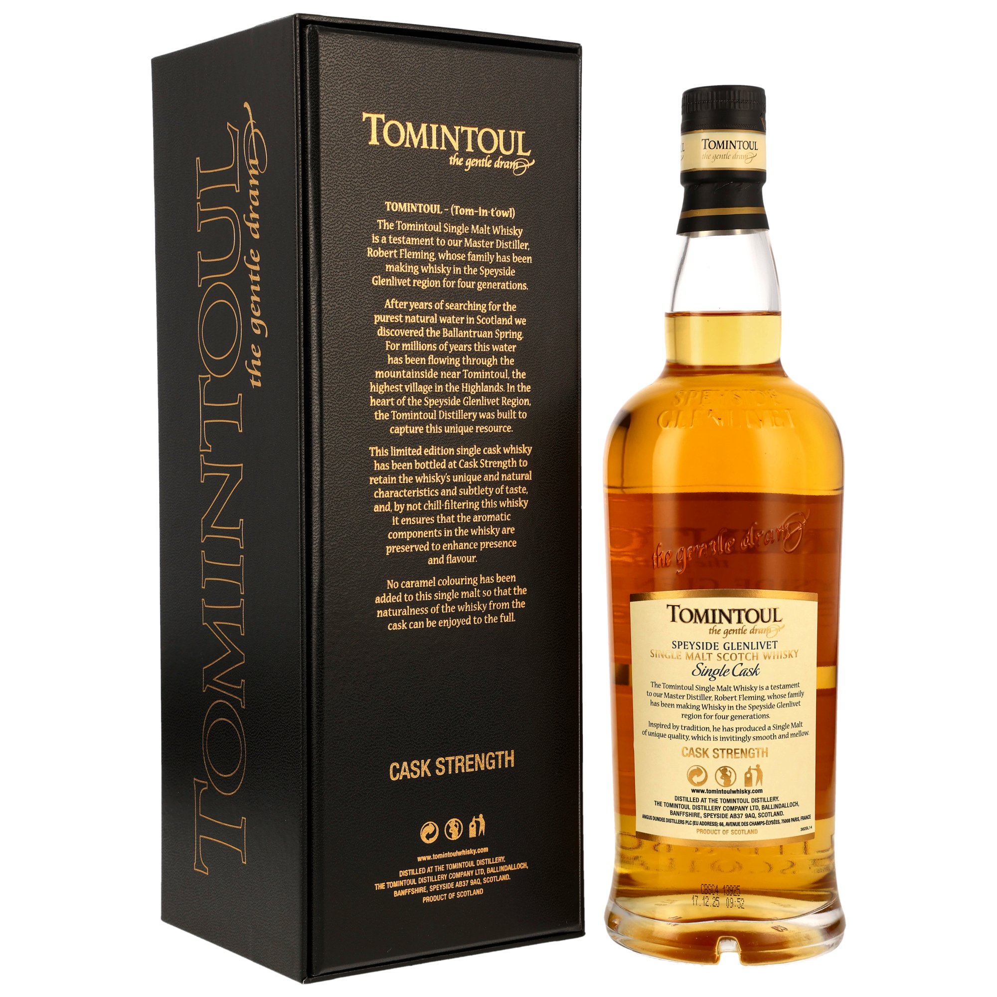 Tomintoul 2013/2025 - 12  y.o. - Bourbon Barrel #4328 - Kirsch exclusive