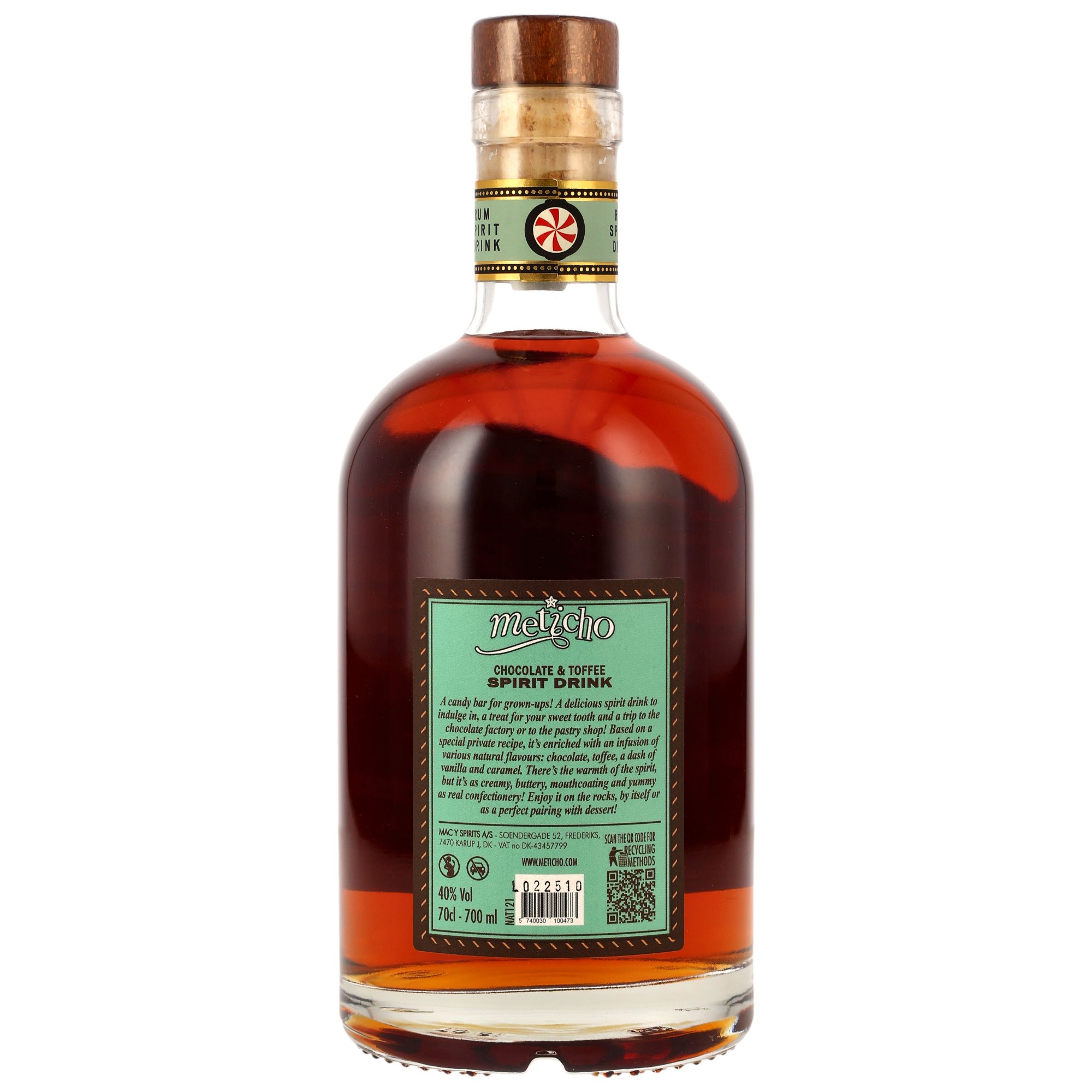 Meticho Chocolate & Toffee Spirit Drink - Rum Nation