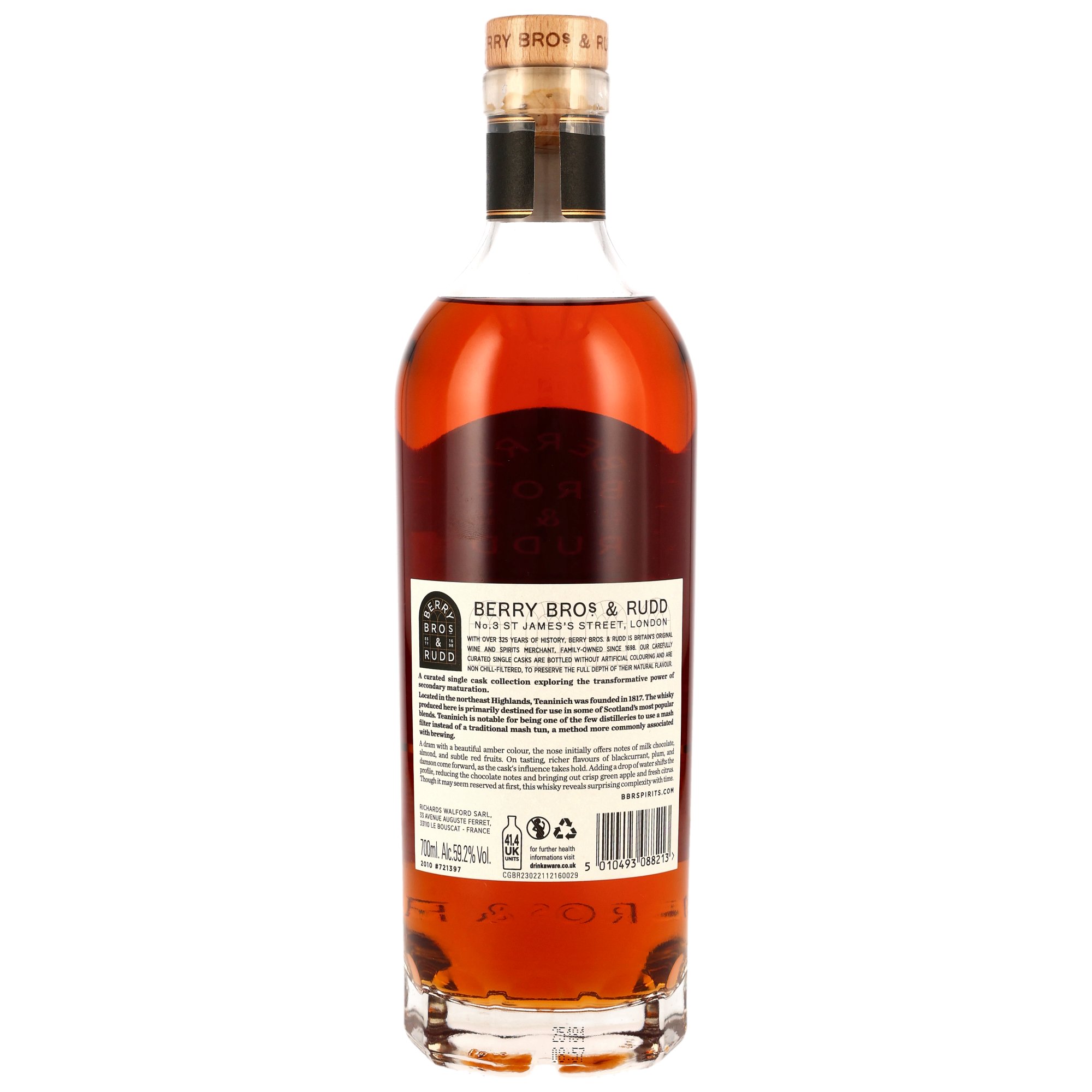 Teaninich 2010 - 14 y.o. - Margaux Cask Finish #721397 (Berry Bros & Rudd)