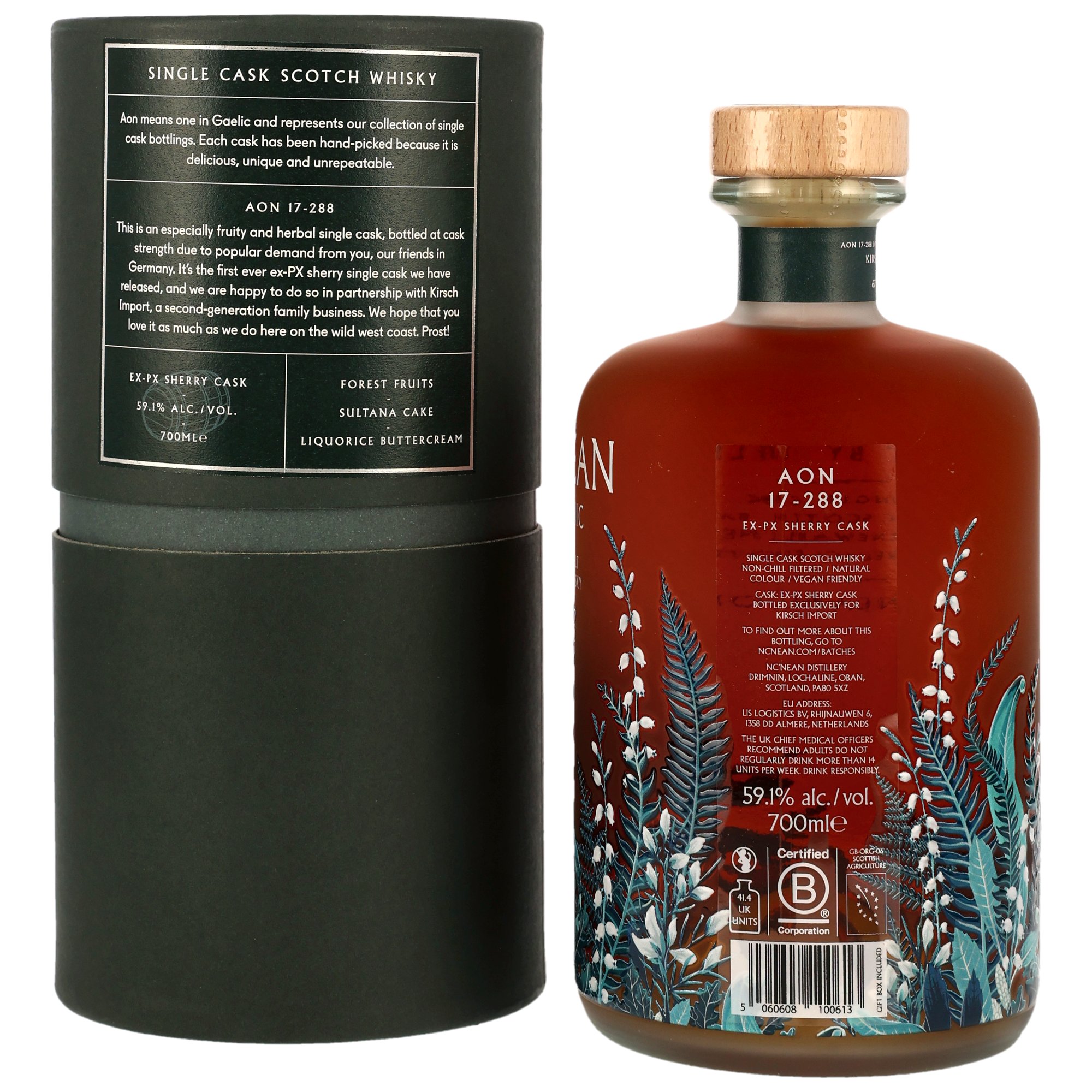 Nc'nean Aon - PX Sherry Single Cask #17-288