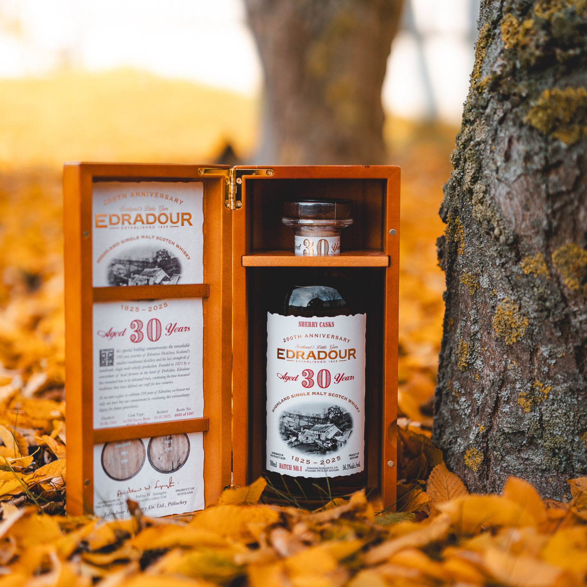 Edradour 1995/2025 - 30 y.o. - 1st Fill Sherry Butts #2101+2109 - Batch #1 - 200th Anniversary