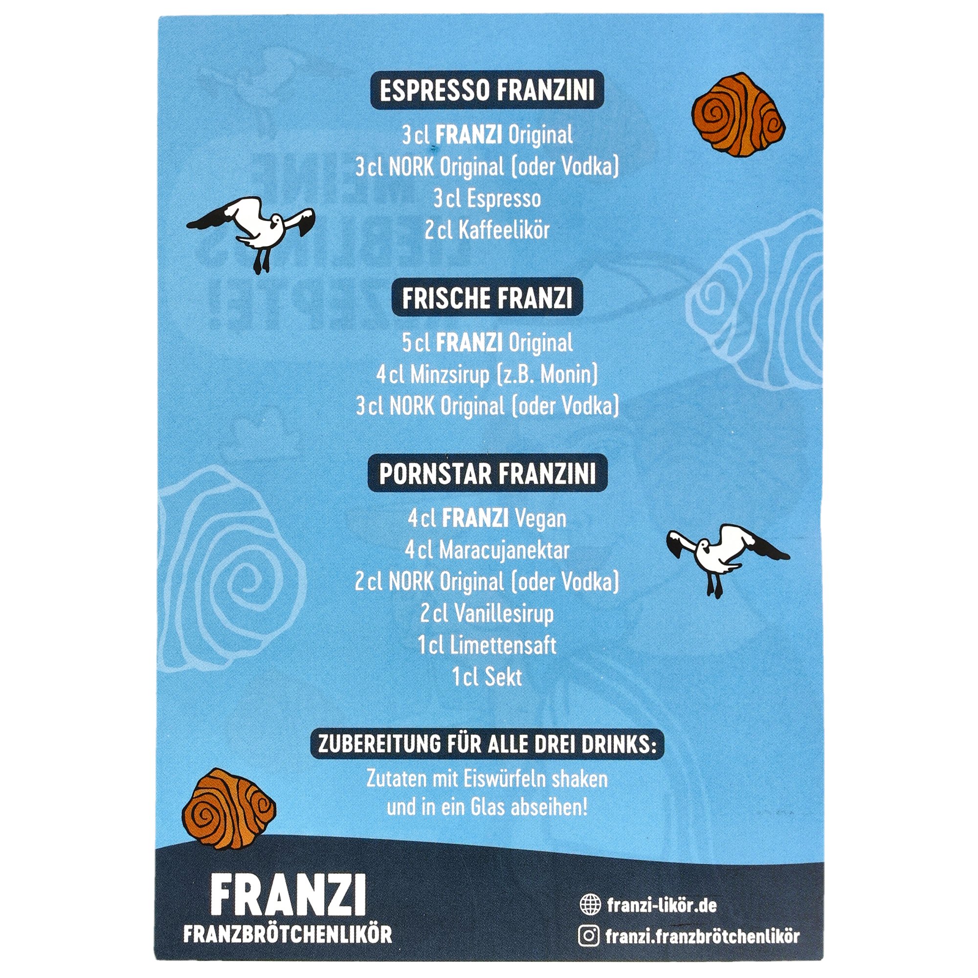Franzi Rezeptkarte