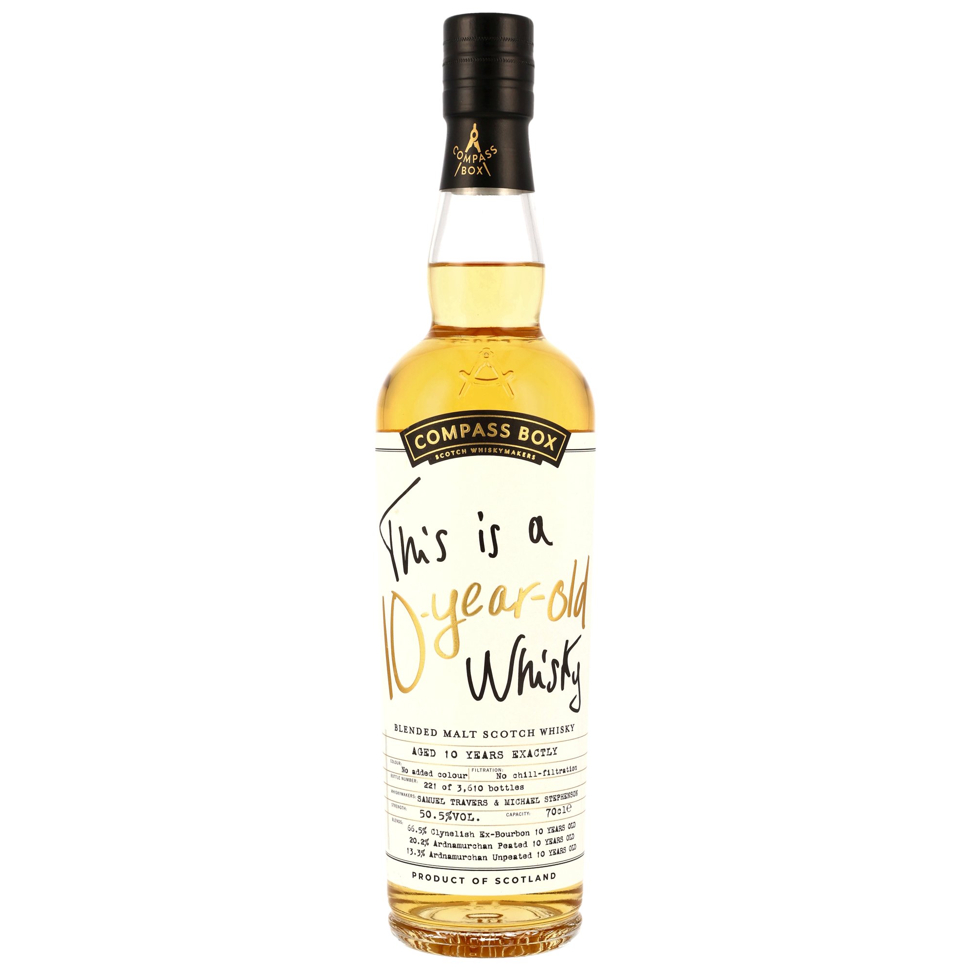 Compass Box This is a 10-Year-Old Whisky - Blended Malt Scotch Whisky