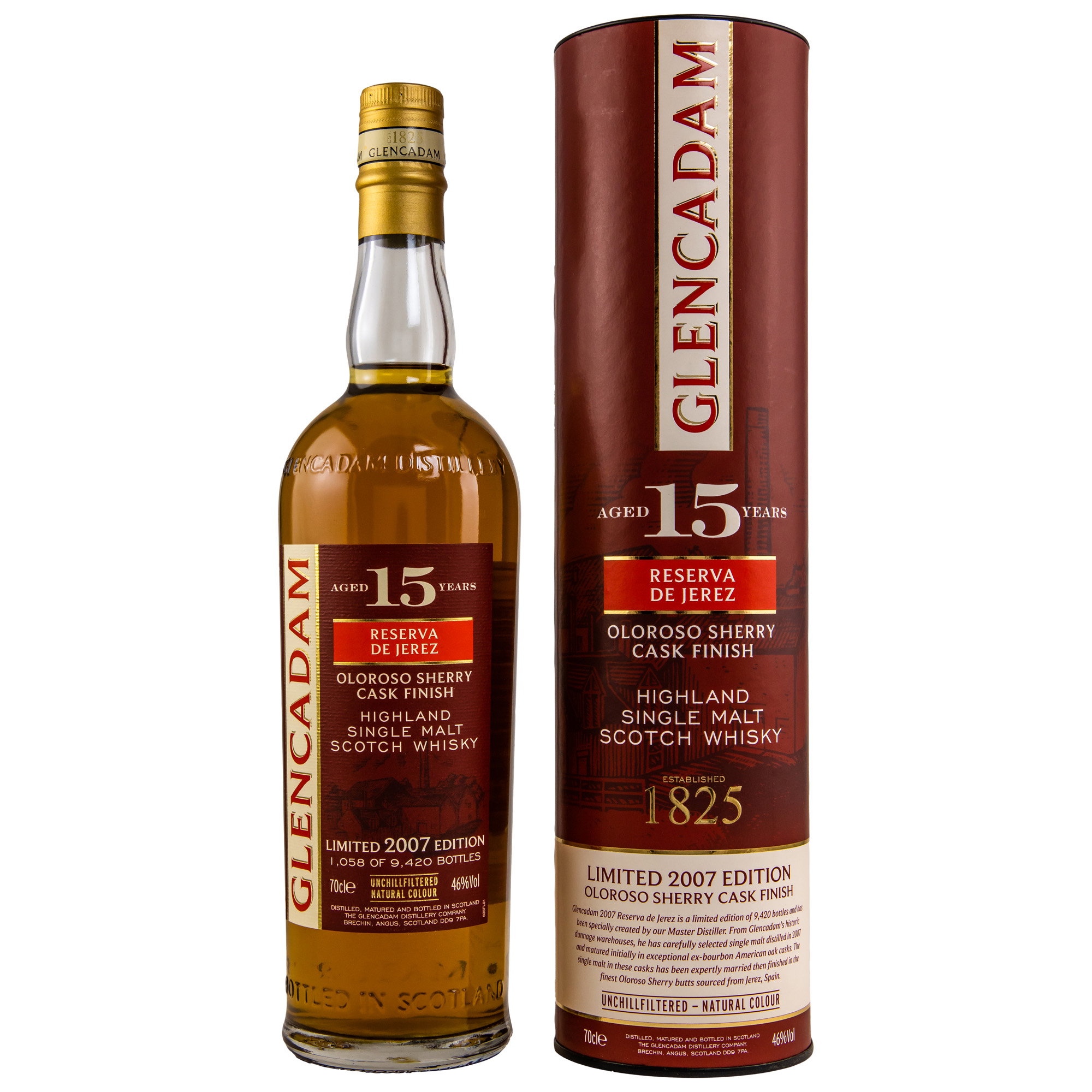 Glencadam 15 y.o. Reserva de Jerez Oloroso Cask