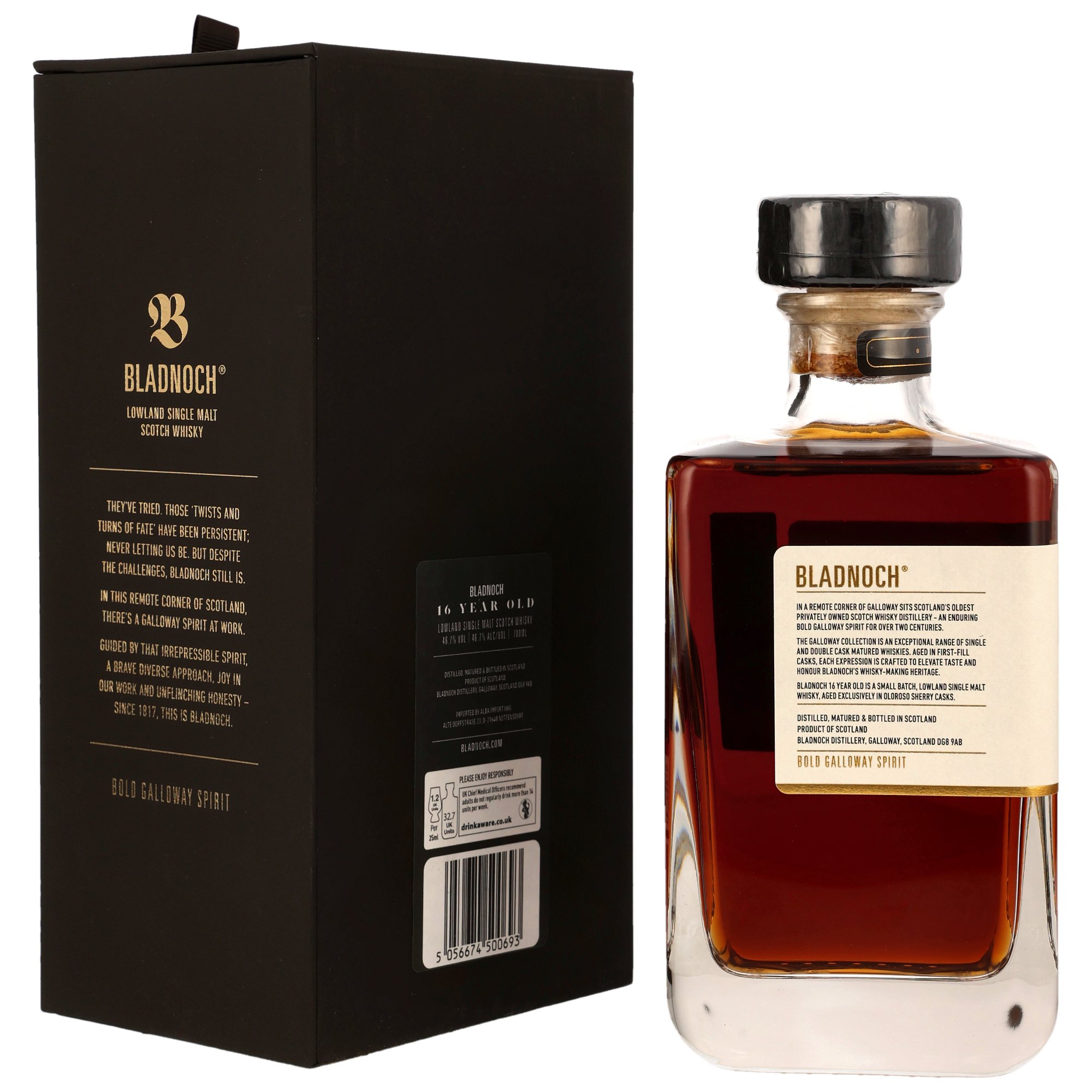 Bladnoch 16 y.o. Oloroso Sherry Casks - The Galloway Collection