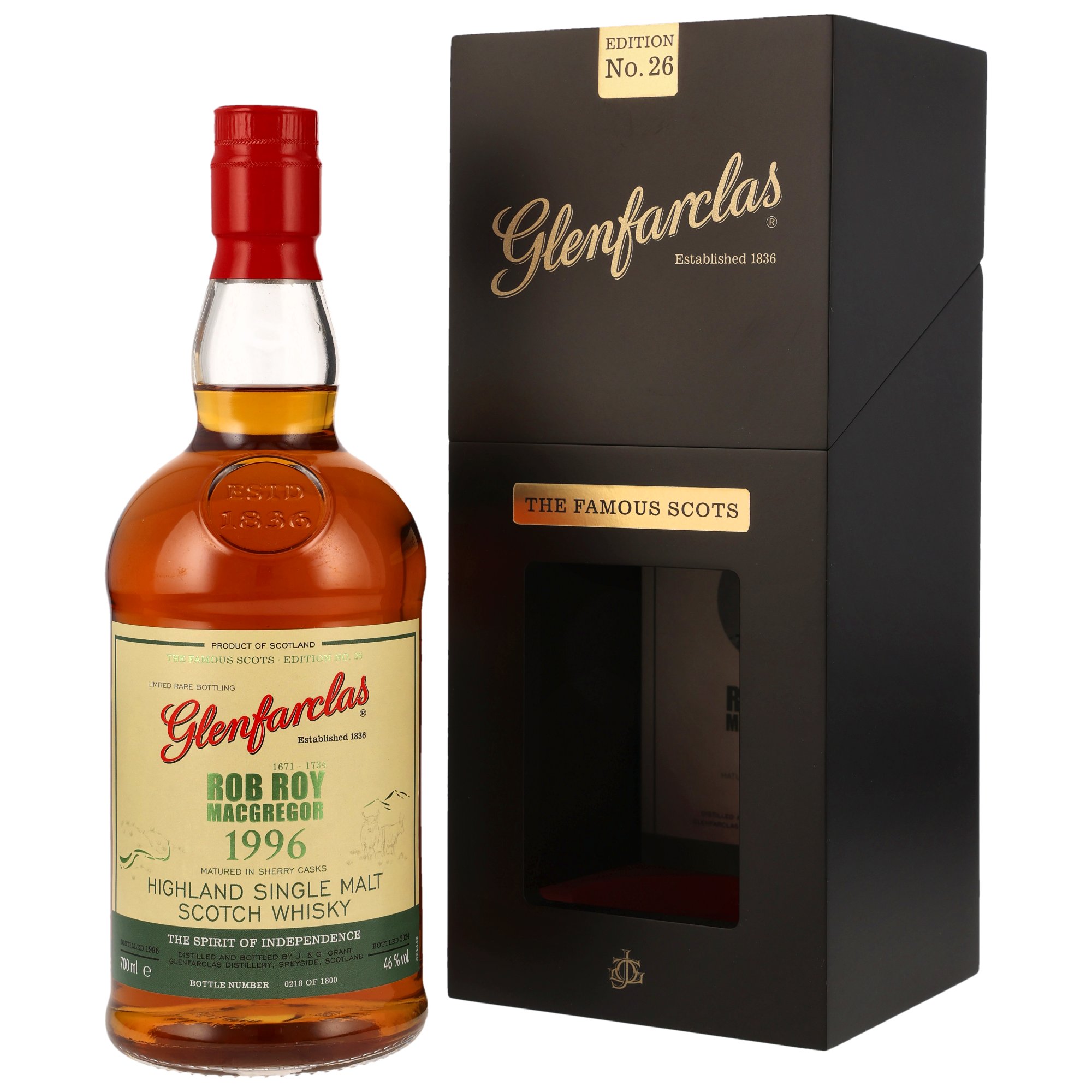 Glenfarclas 1996/2024 Edition No. 26 "Rob Roy MacGregor"