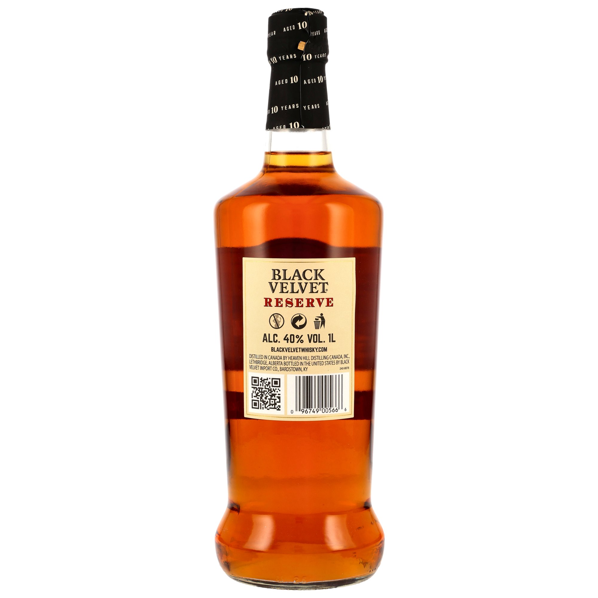 Black Velvet 10 y.o. Reserve (1,0 Liter)