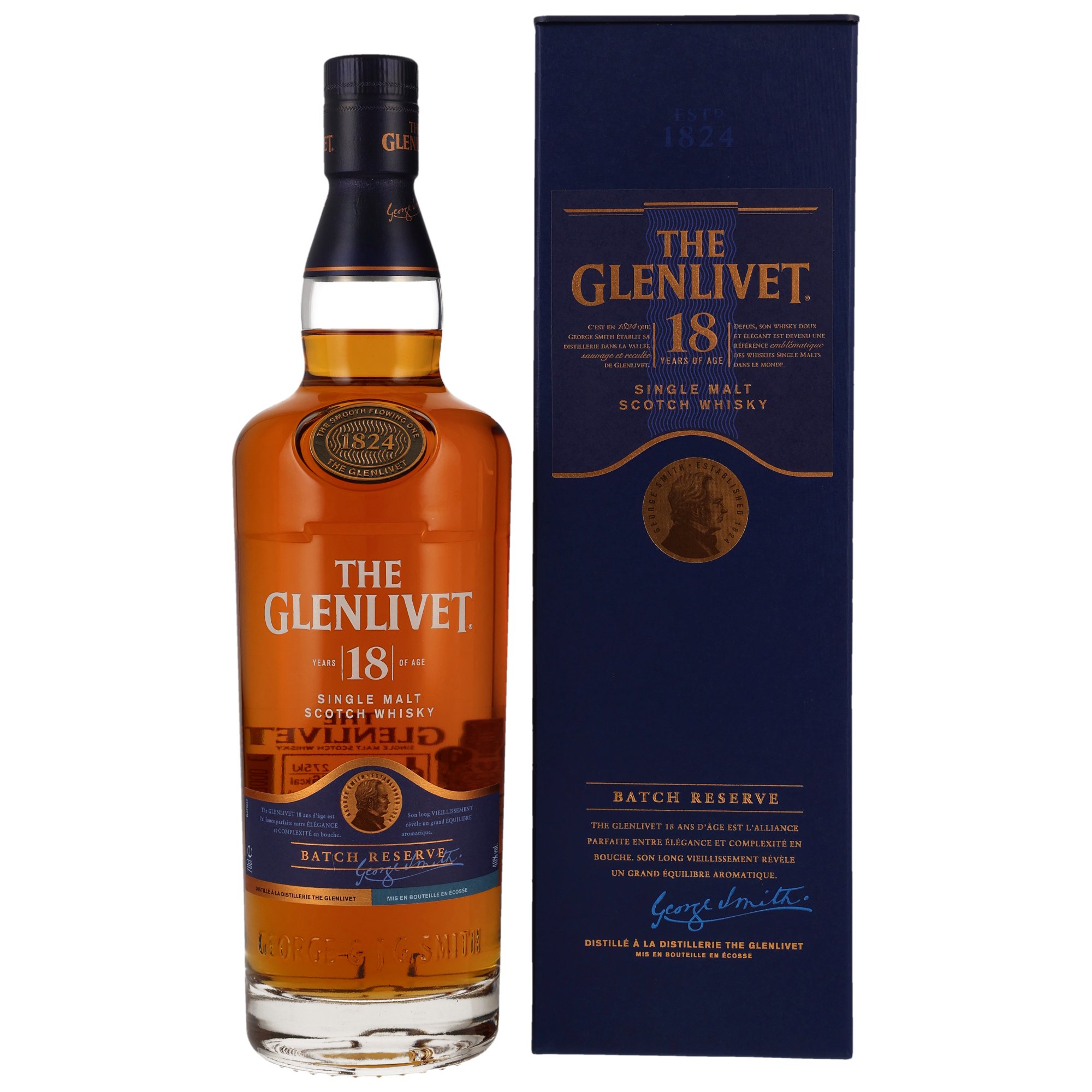 Glenlivet 18 y.o. - Batch Reserve 40% (franz. Version)