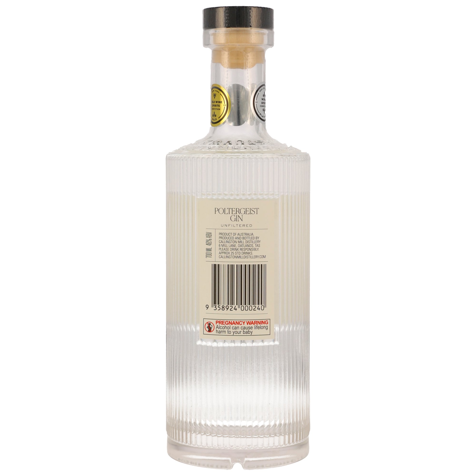 Poltergeist Gin Unfiltered - Callington Mill Distillery