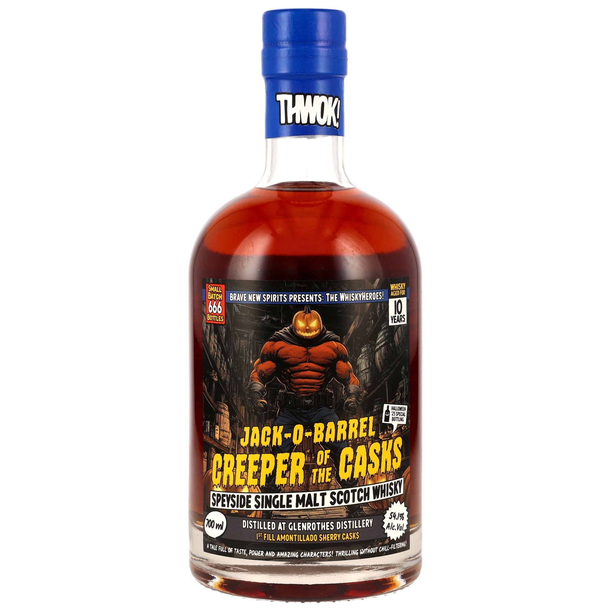 Glenrothes 10 y.o. Whiskyheroes - Jack-o-Barrel: Creeper of the Casks - Brave New Spirits