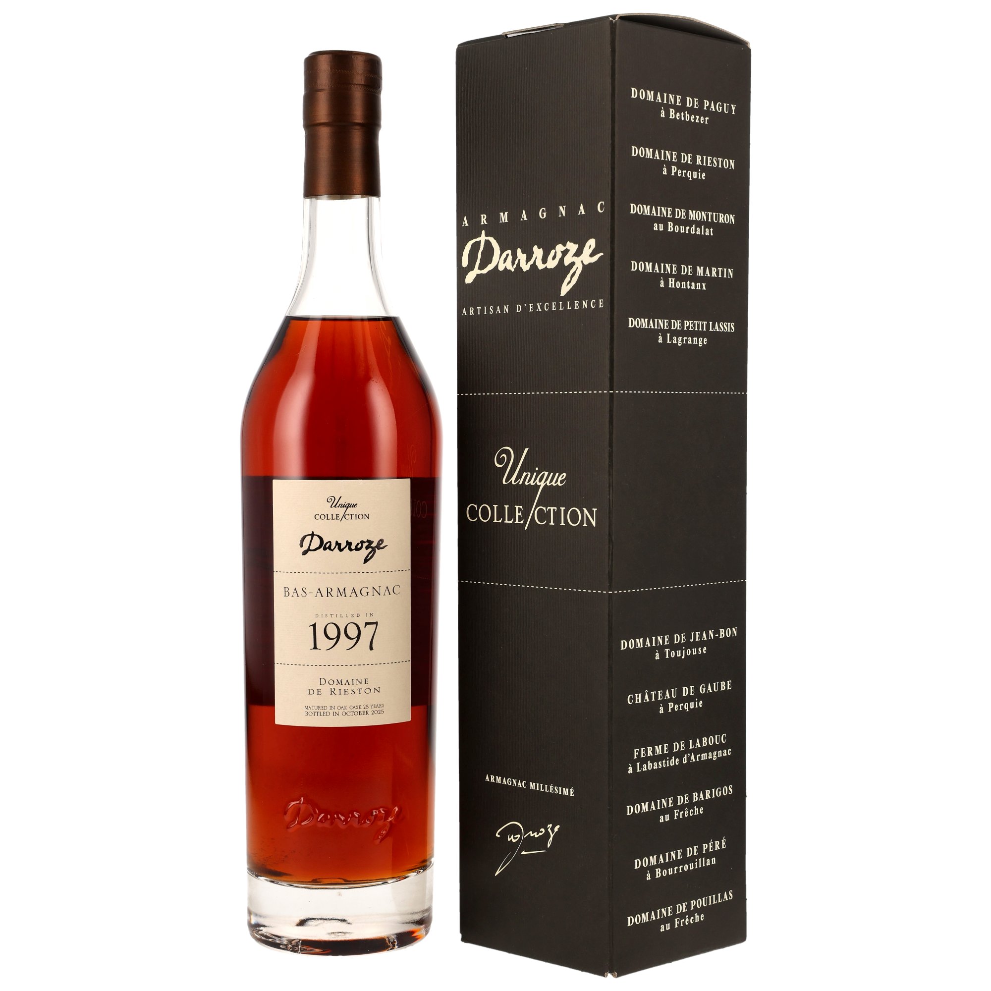Domaine de Rieston 1997/2025 - 28 y.o. - Armagnac Darroze