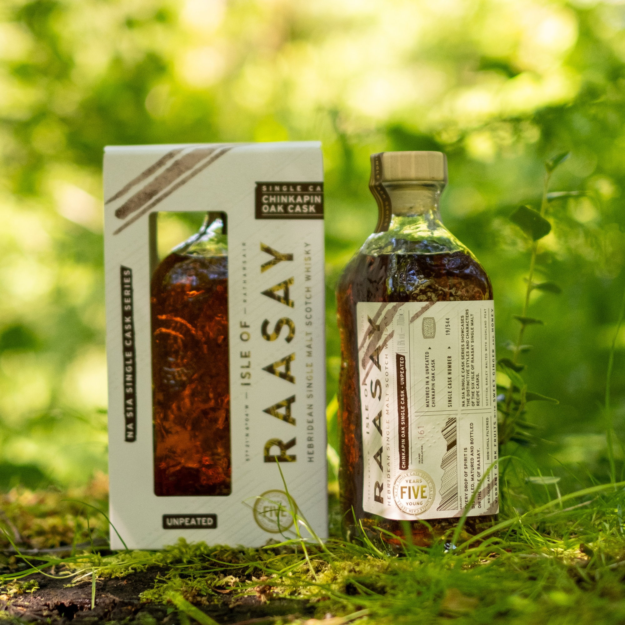 Isle of Raasay 2019/2024 - 5 y.o. - Single Malt Whisky - Single Cask #19/167 Chinkapin Oak