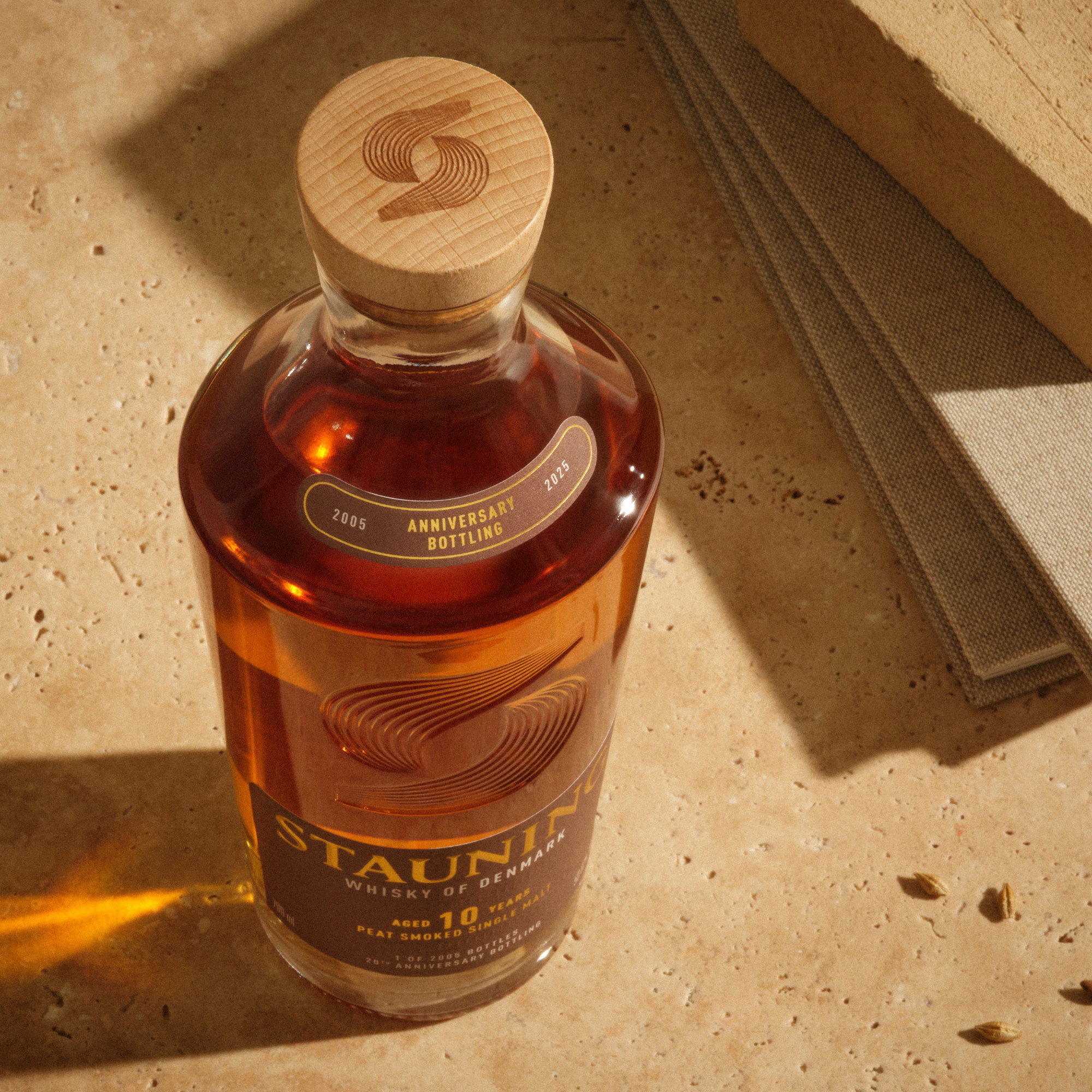 Stauning 10 y.o. - Peat Smoked Danish Single Malt - 20th Anniversary Bottling