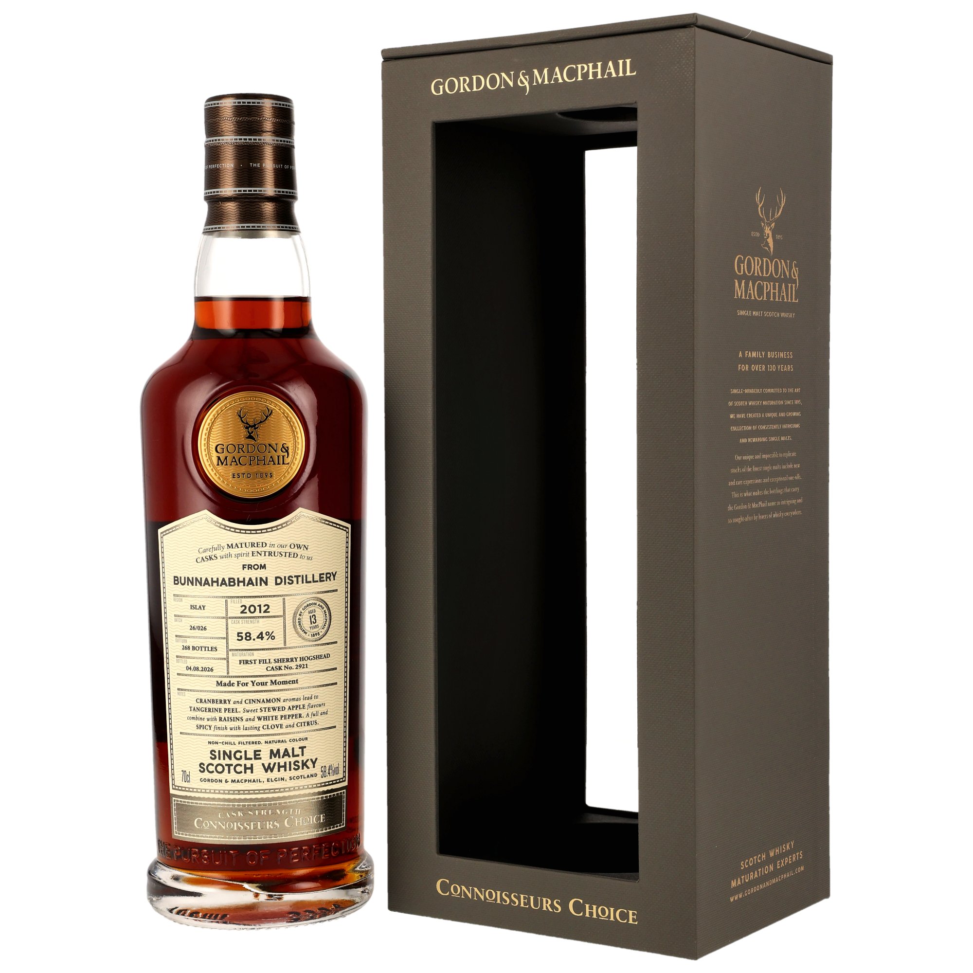 Bunnahabhain 2012/2026 - 13 y.o. - 1st Fill Sherry Cask  #2921 - G&M CC CS