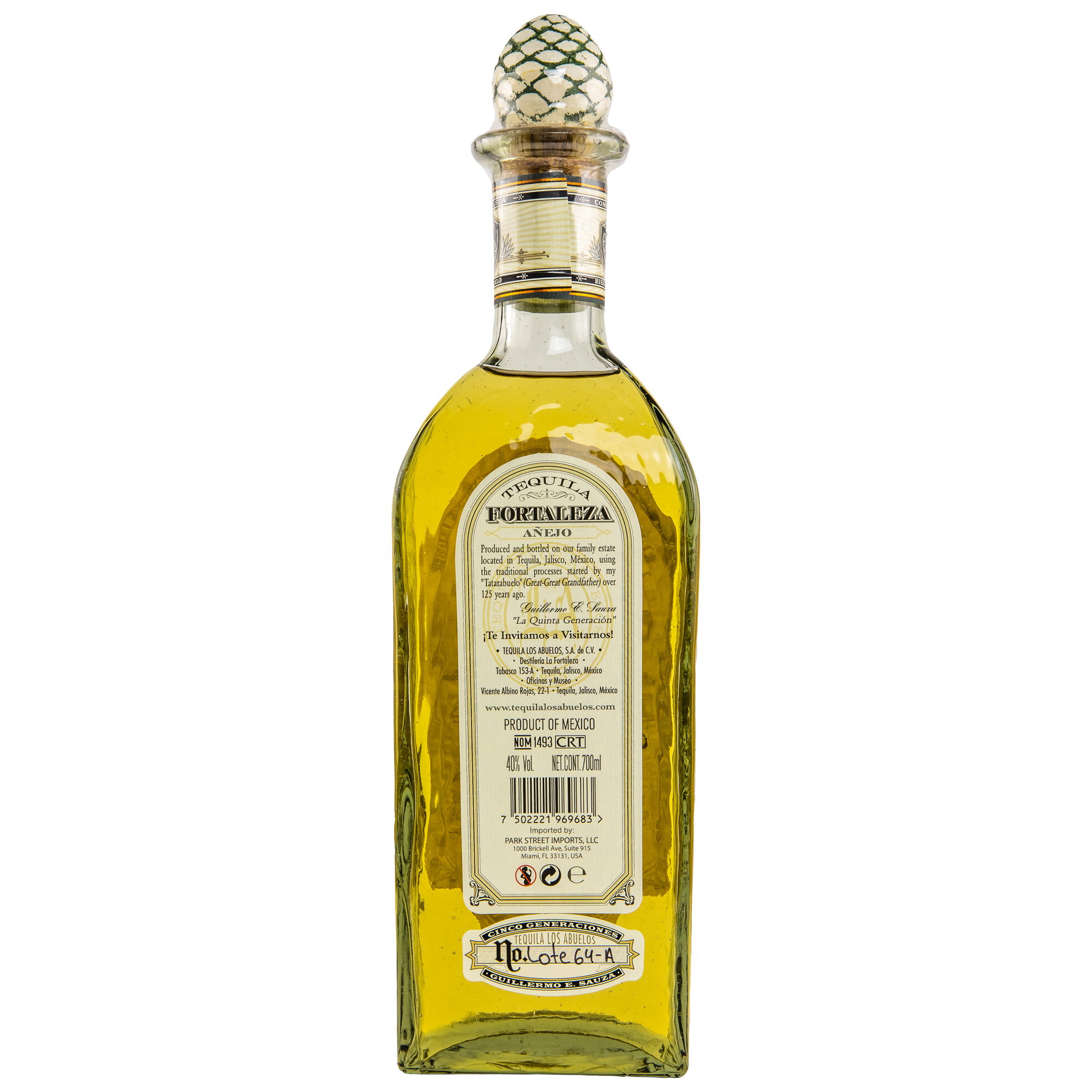 Fortaleza Anejo Tequila
