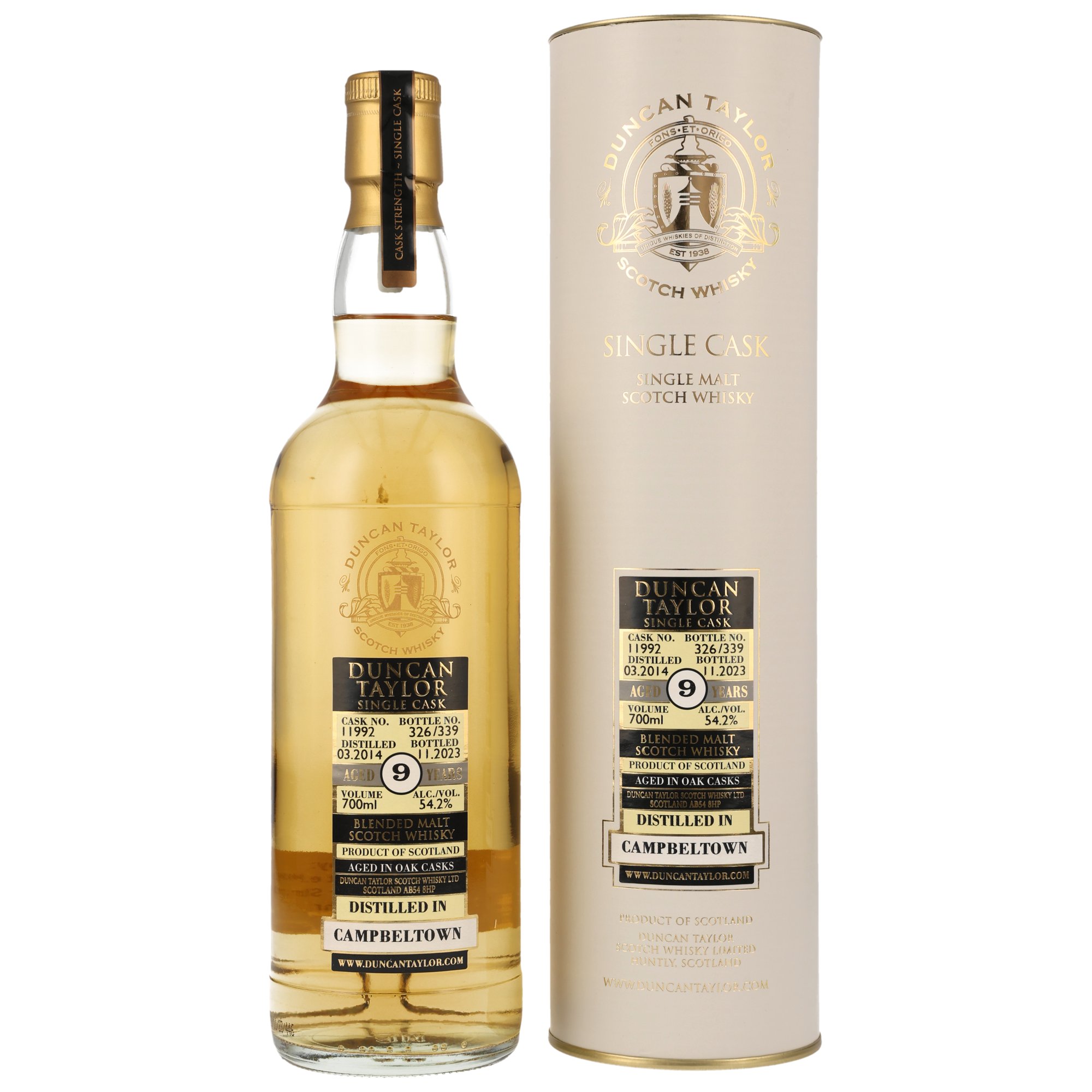 Campbeltown Blended Malt 2014/2023 - 9 y.o. - #11992 - (Duncan Taylor)