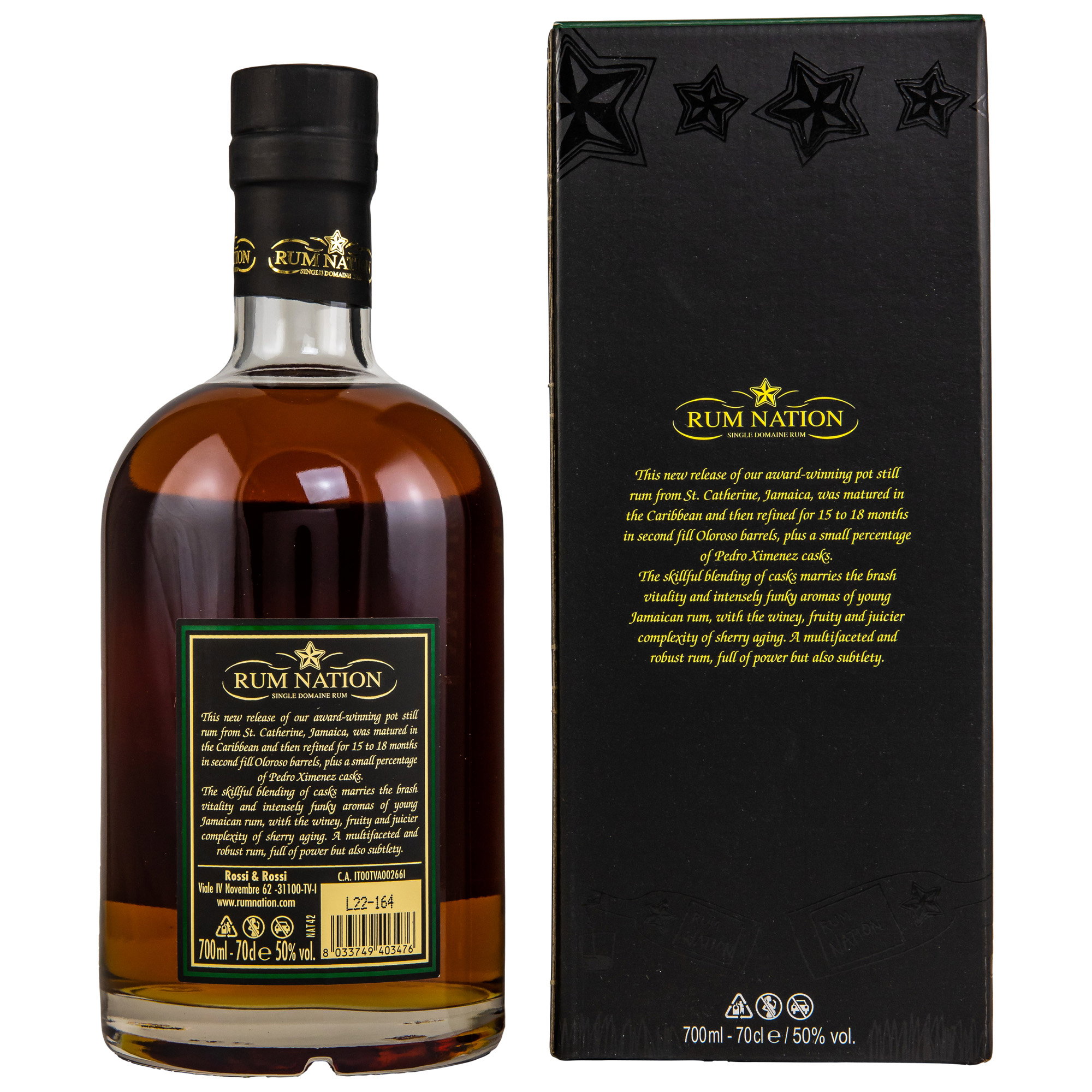 Jamaica 5 y.o. Pot Still Sherry Finish - Rum Nation