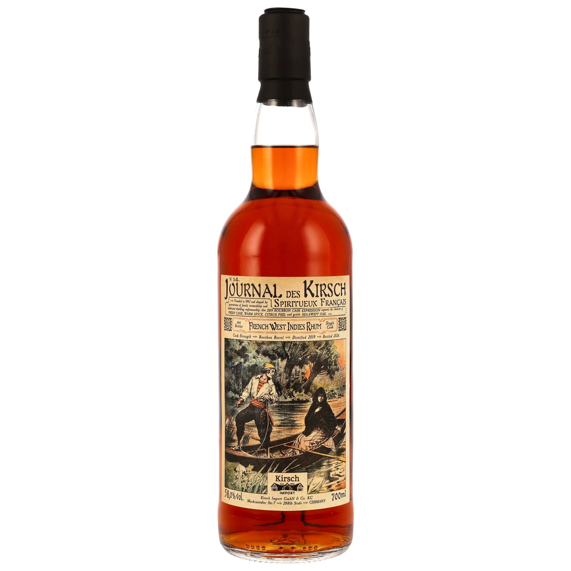 French West Indies Rum 2019/2026 - Bourbon Barrel - Journal des Kirsch