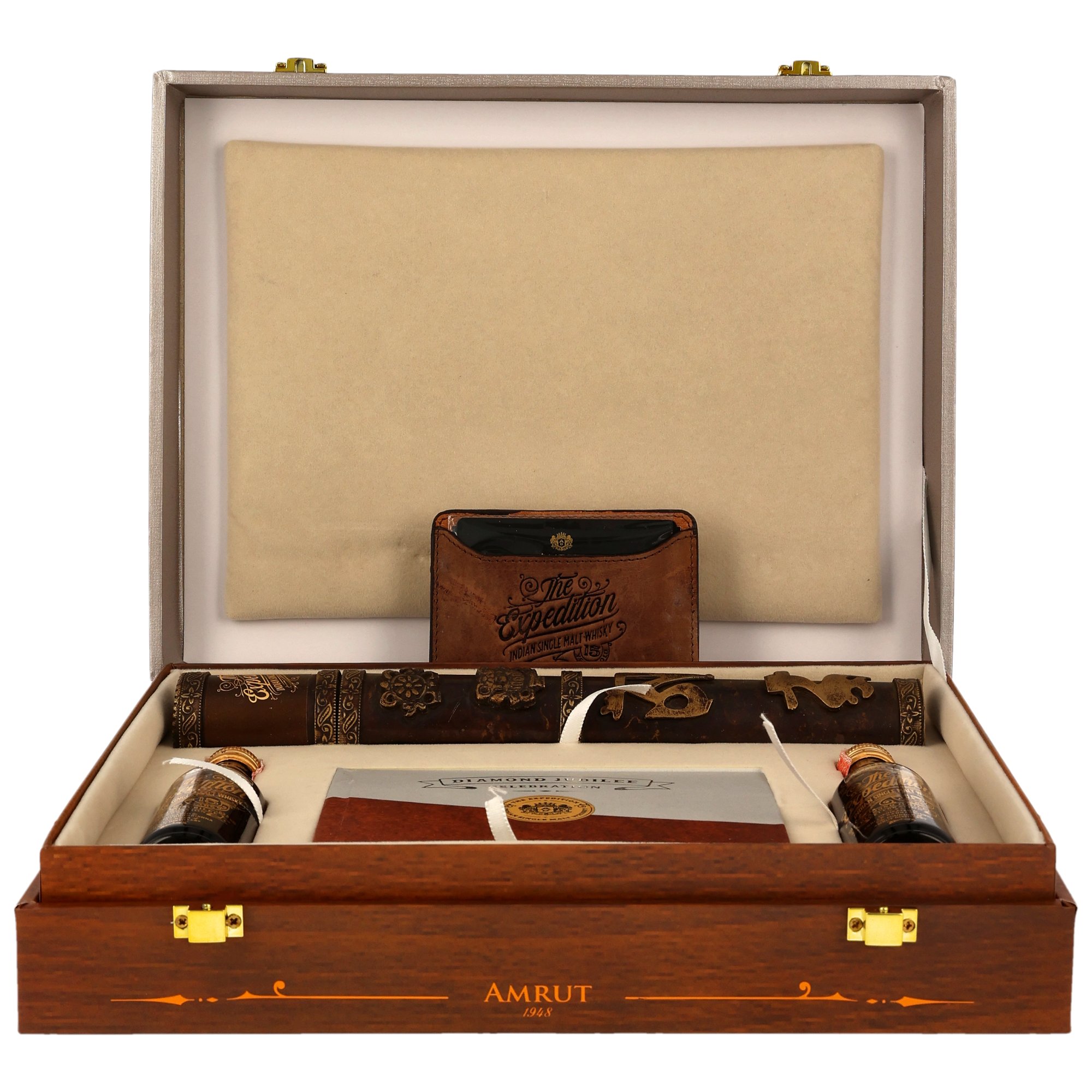 Amrut Expedition Single Malt Whisky - PX Sherry Butt, Ex-Bourbon Reverse Finish + 2x 5cl Mini
