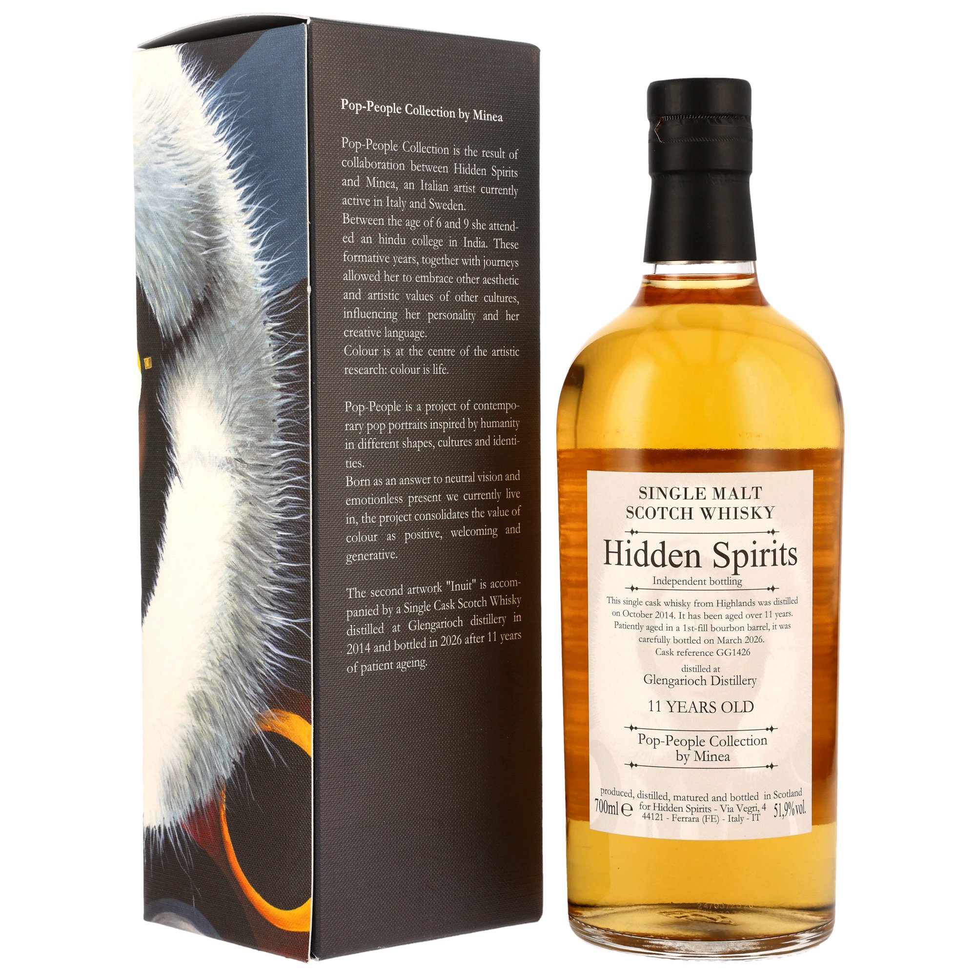 Glen Garioch 2014/2026 - 11 y.o. - 1st Fill Bourbon Barrel #GG1426 - Hidden Spirits