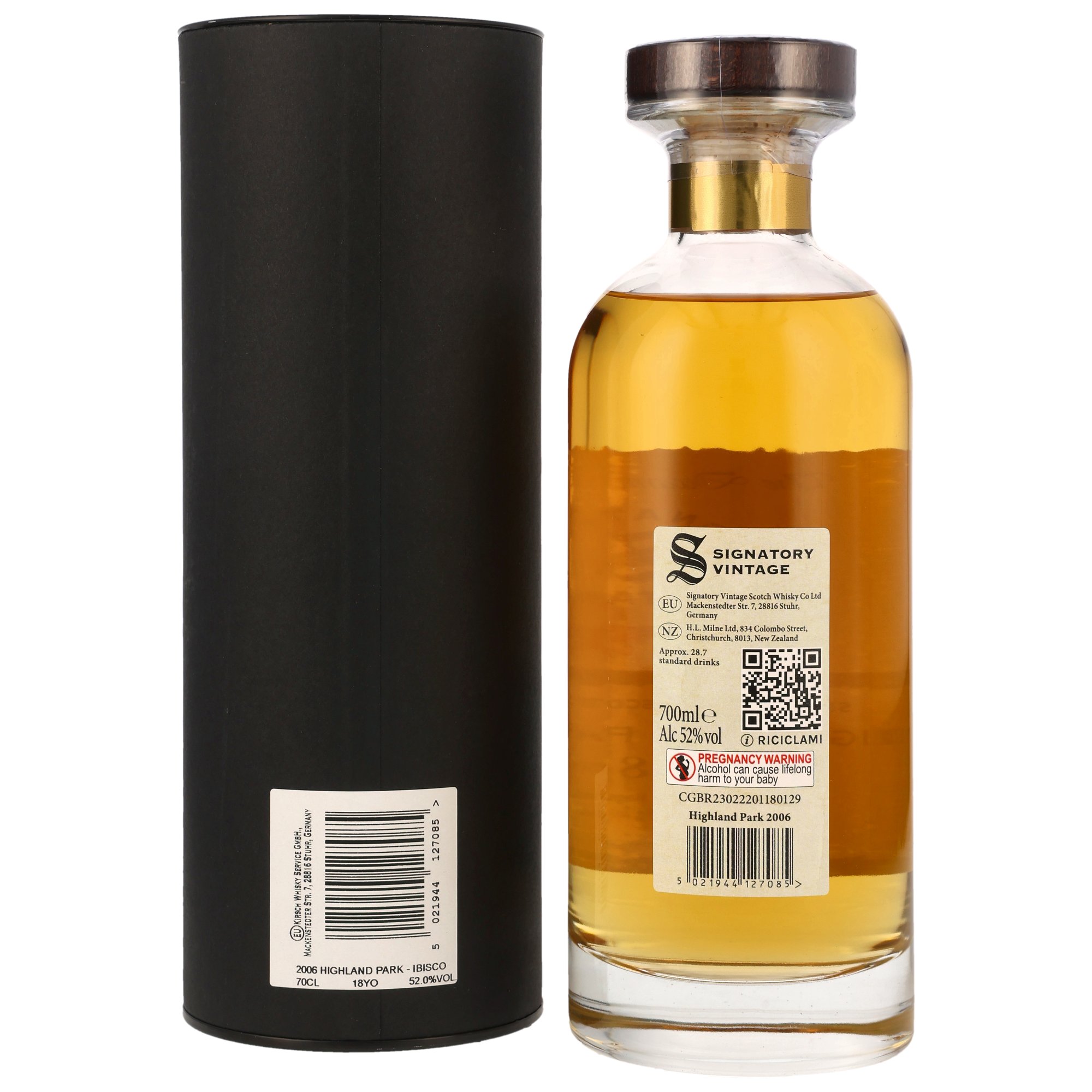 Highland Park 2006 - 18 y.o. - Sig Ibisco Decanter