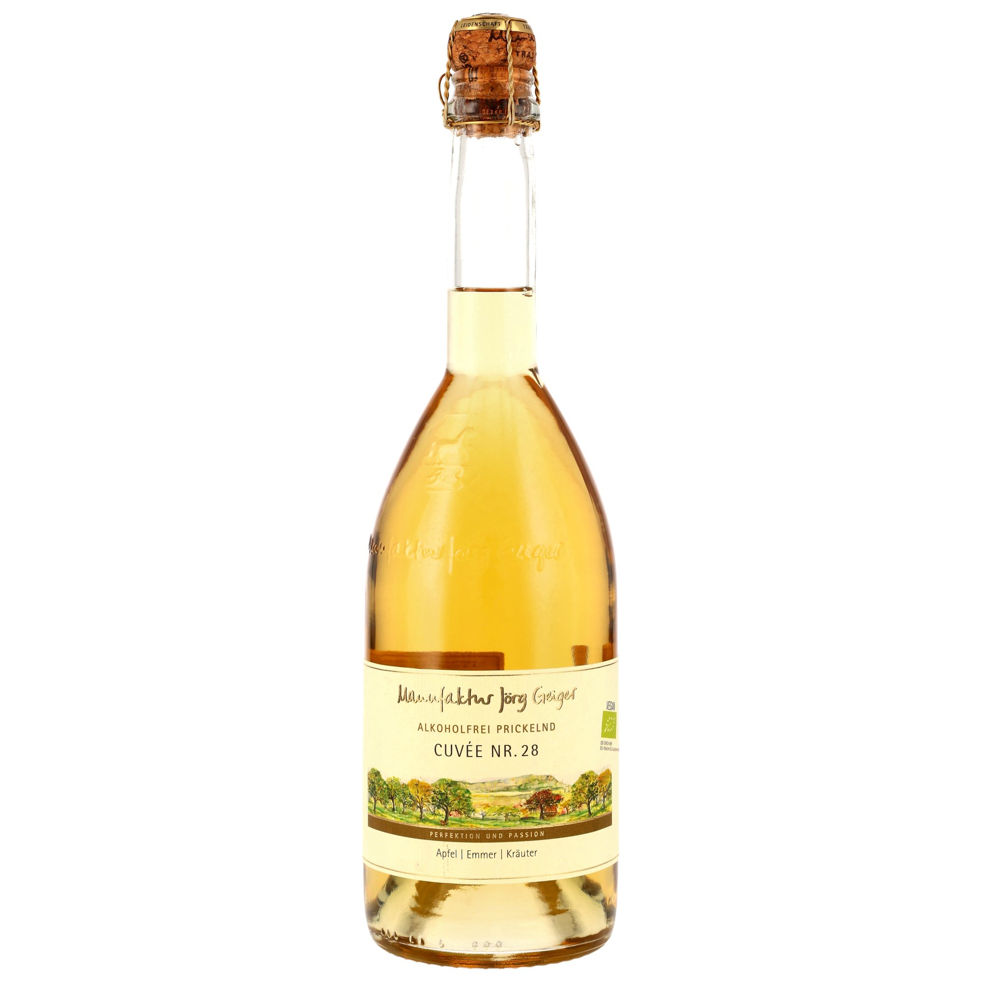 Cuvee Nr. 28 Alkoholfrei (BIO) - MHD Artikel - Manufaktur Jörg Geiger