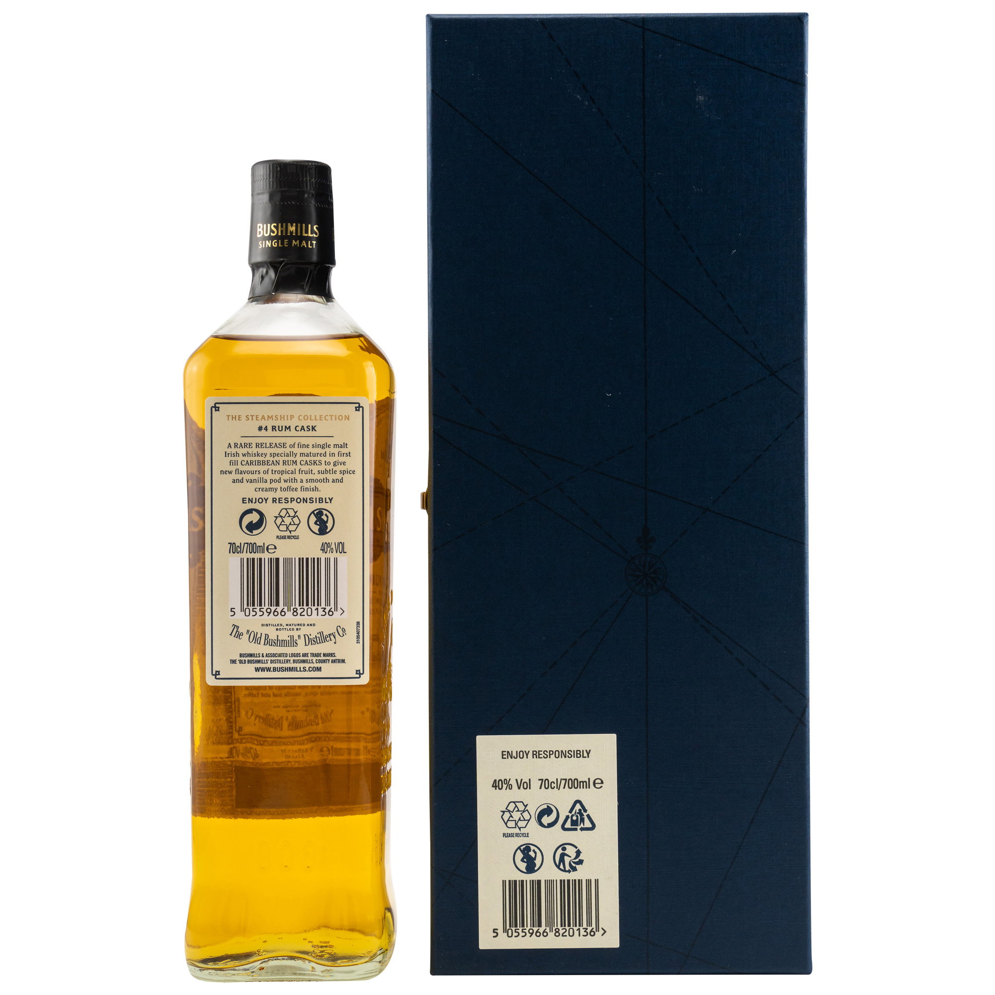 Bushmills Rum Cask Reserve - The Steamship Collection