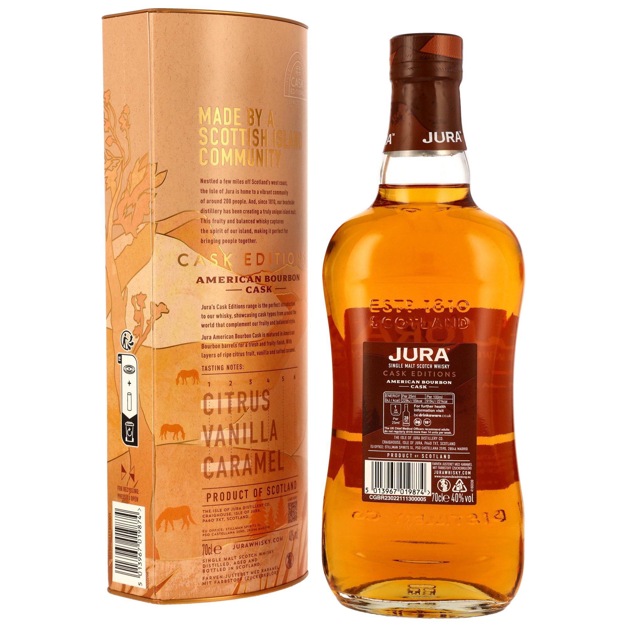 Jura Bourbon Cask - neue Ausstattung