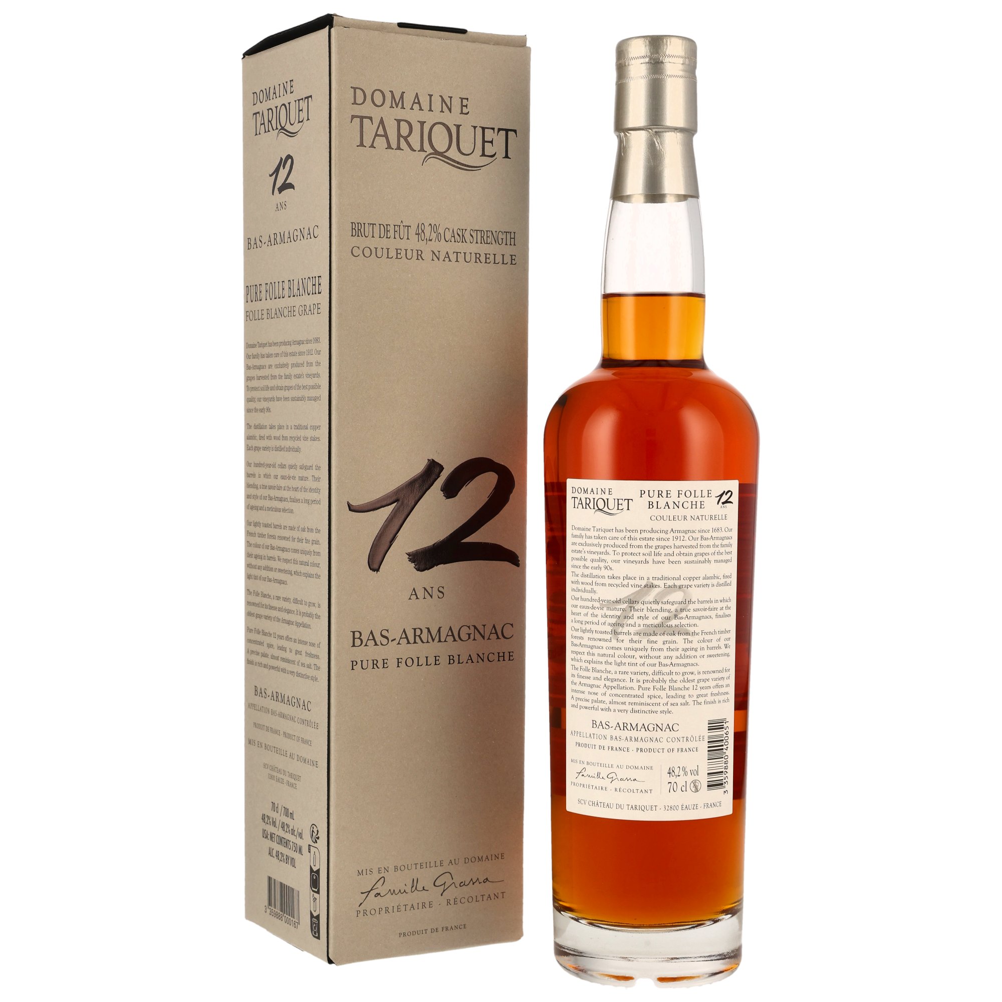 Tariquet Armagnac Folle Blanche 12 y.o.