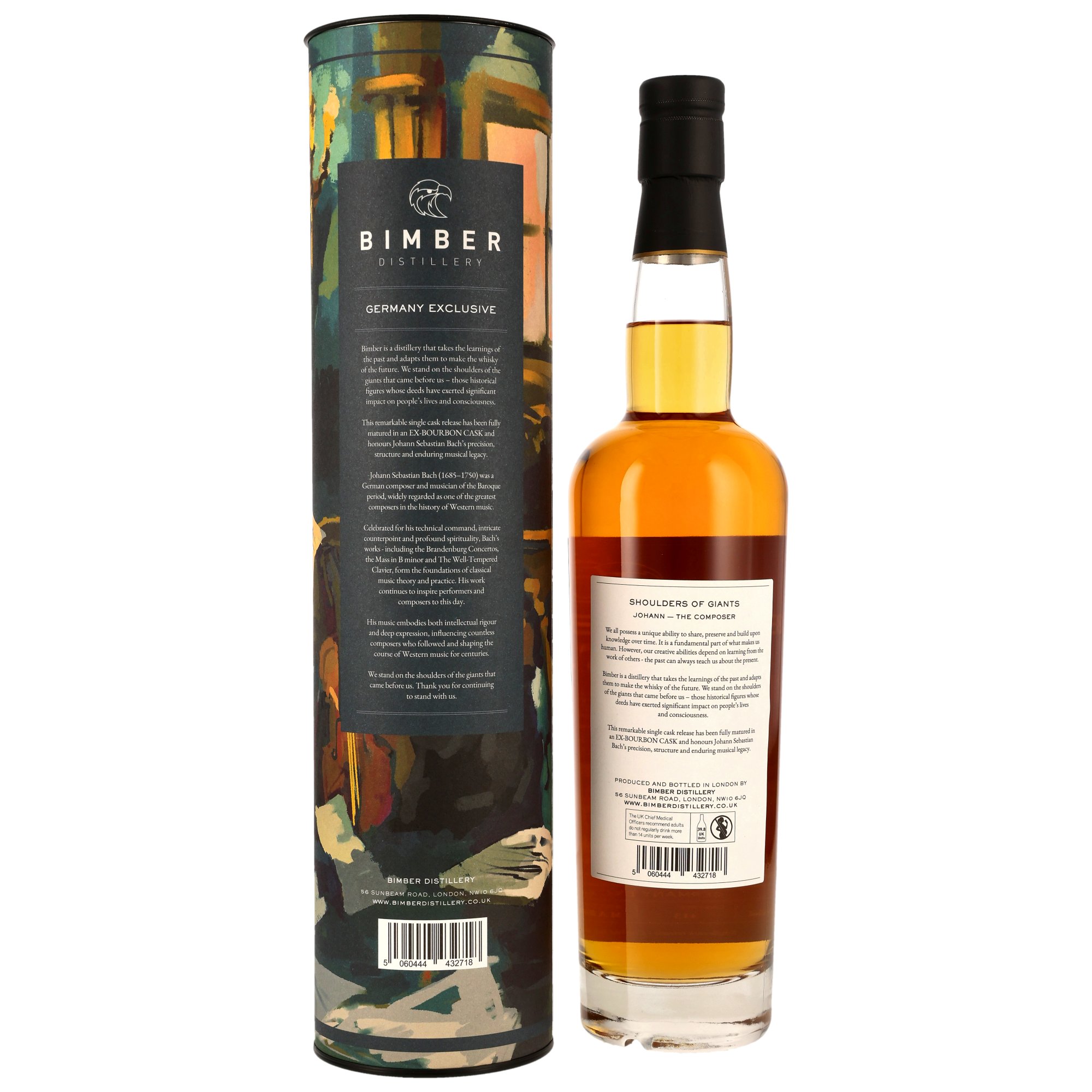 Bimber Single Malt London Whisky - Ex-Bourbon Cask #413 - Shoulders of Giants - Johann