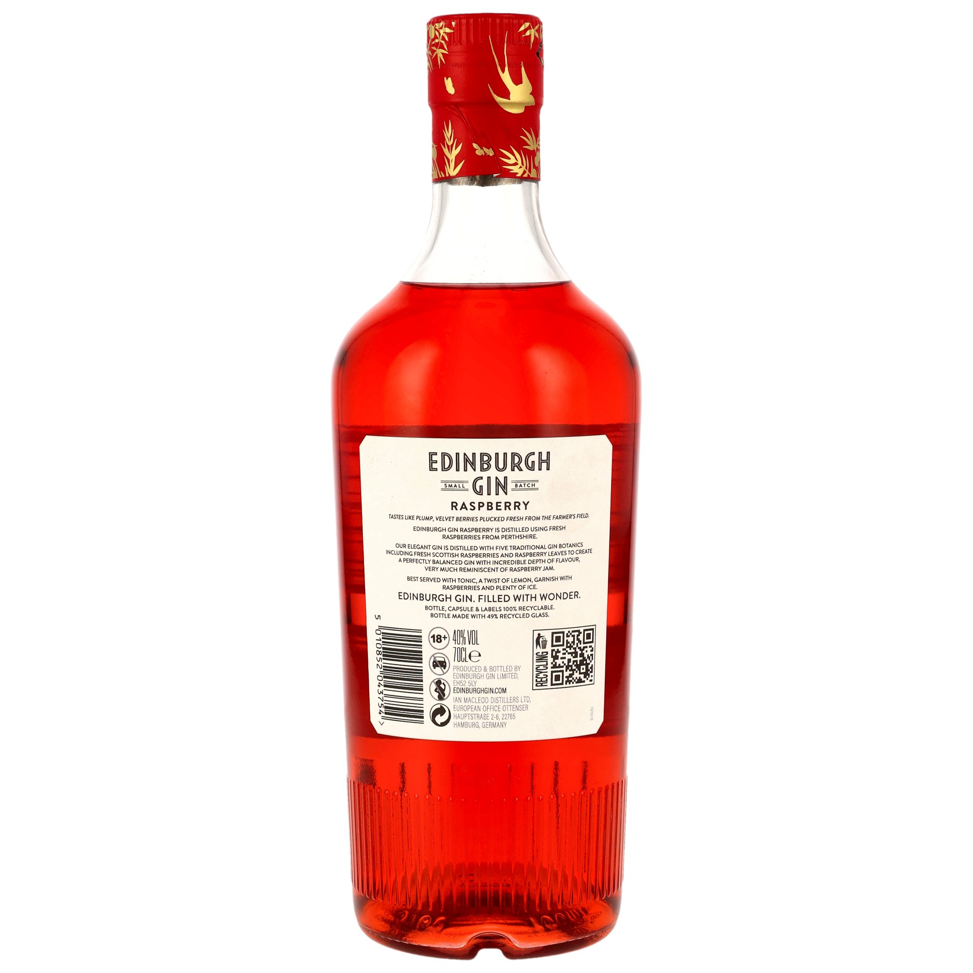Edinburgh Gin Raspberry 40%