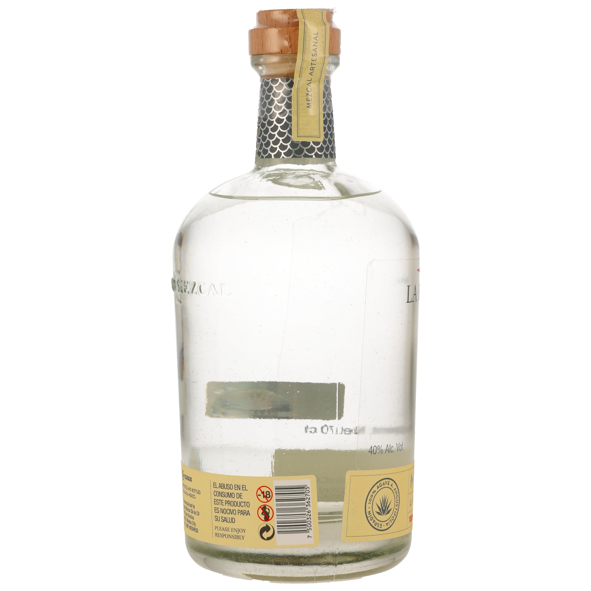 La Escondida Mezcal Artesanal Blanco - ohne GP