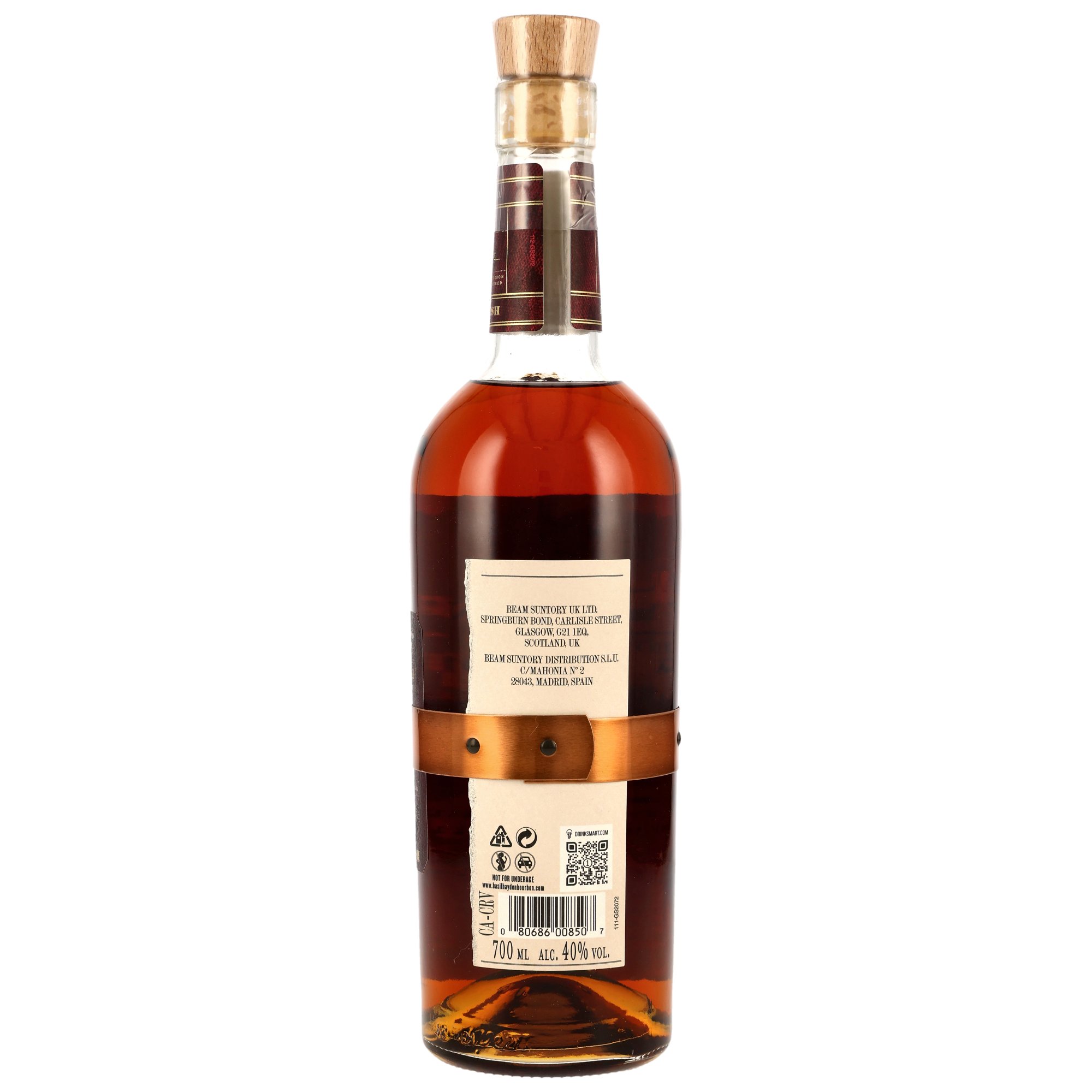 Basil Haydens Red Wine Cask Finish - 700ml