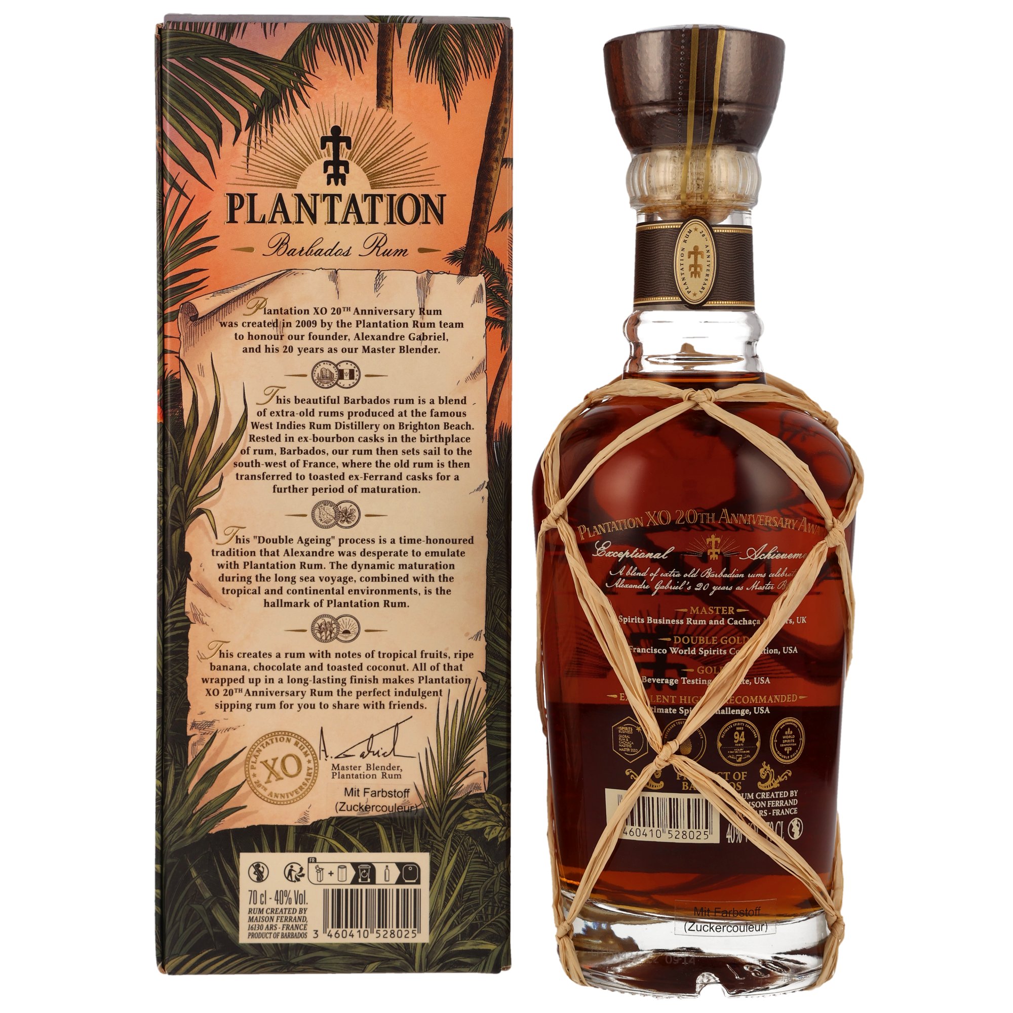 Plantation Rum Barbados XO 20th Anniversary - neue Ausstattung