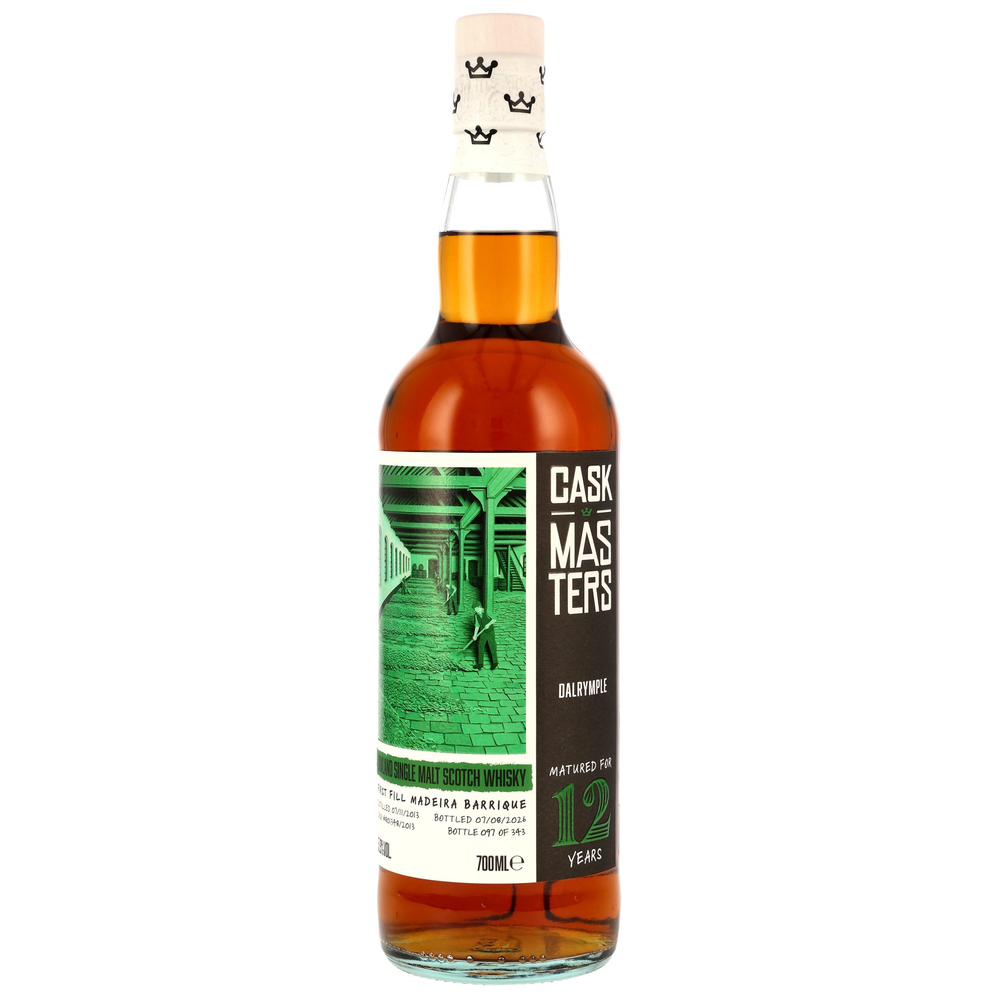 Dalrymple 2013/2026 - 12 y.o. - 1st Fill Madeira Barrique #801348/2013 - Cask Masters - Brave New Spirits