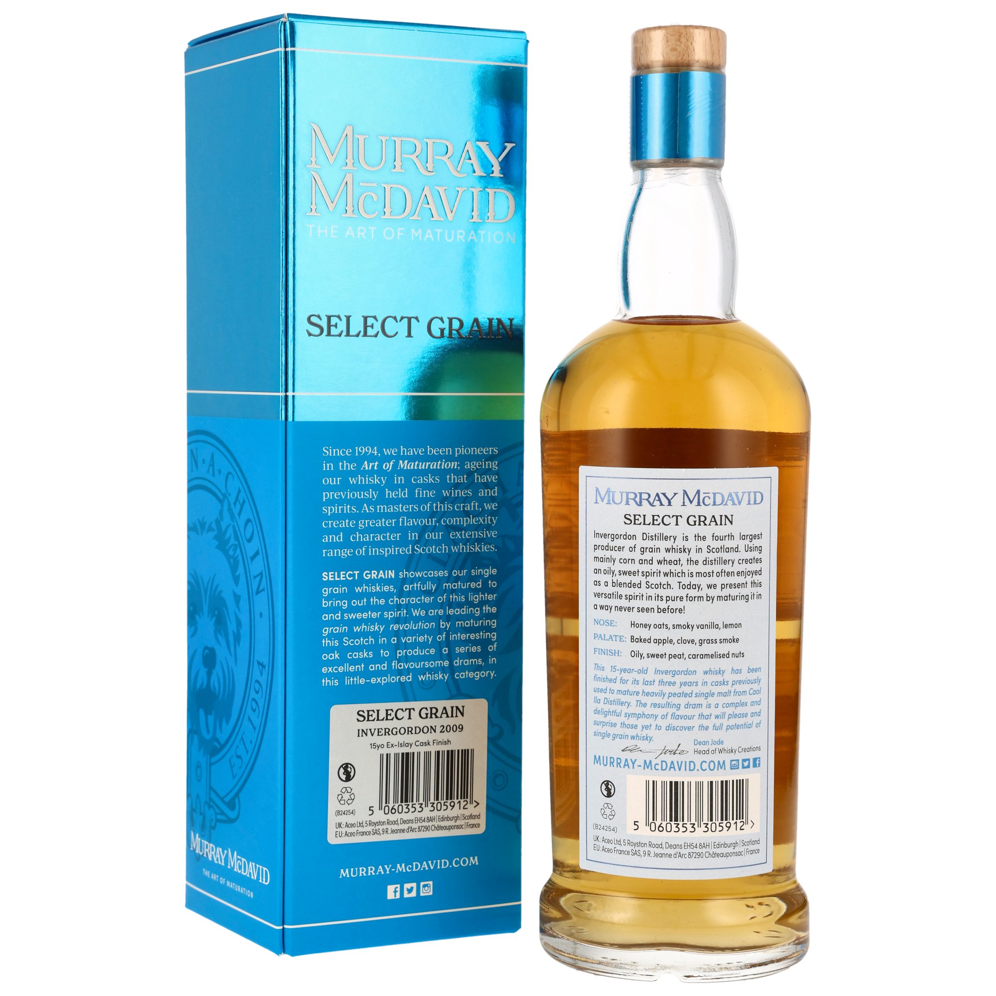 Invergordon 2009/2024 - 15 y.o. - Ex-Islay Cask - Murray McDavid