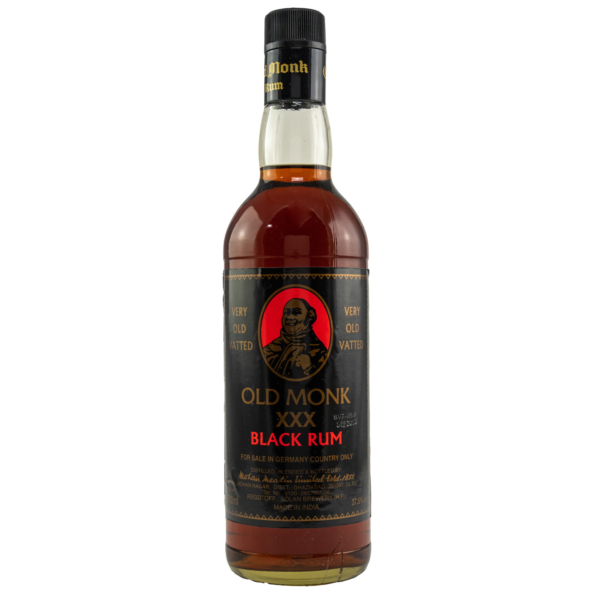 Old Monk XXX Black Rum Very Old Vatted