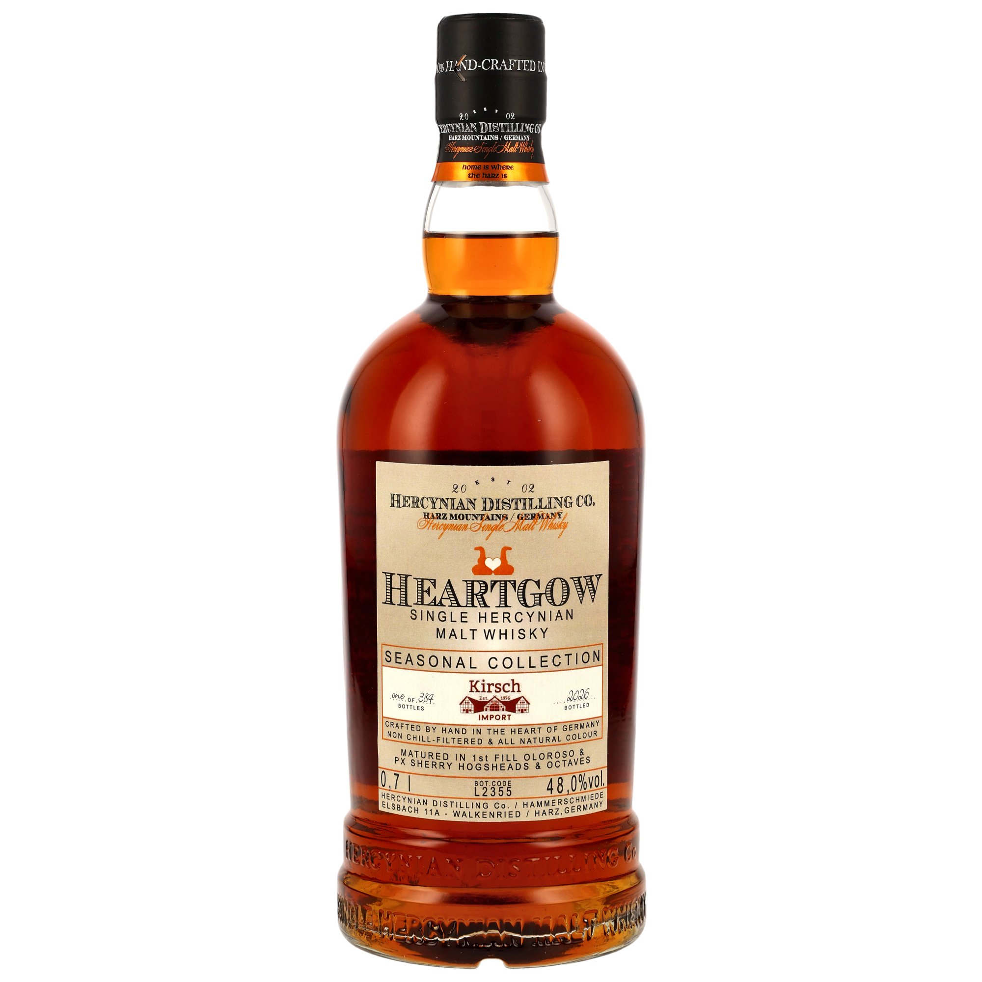 Heartgow Autumn 2026 - Hercynian Single Malt Whisky - 1st Fill Oloroso Sherry & PX Sherry HHD & Octaves