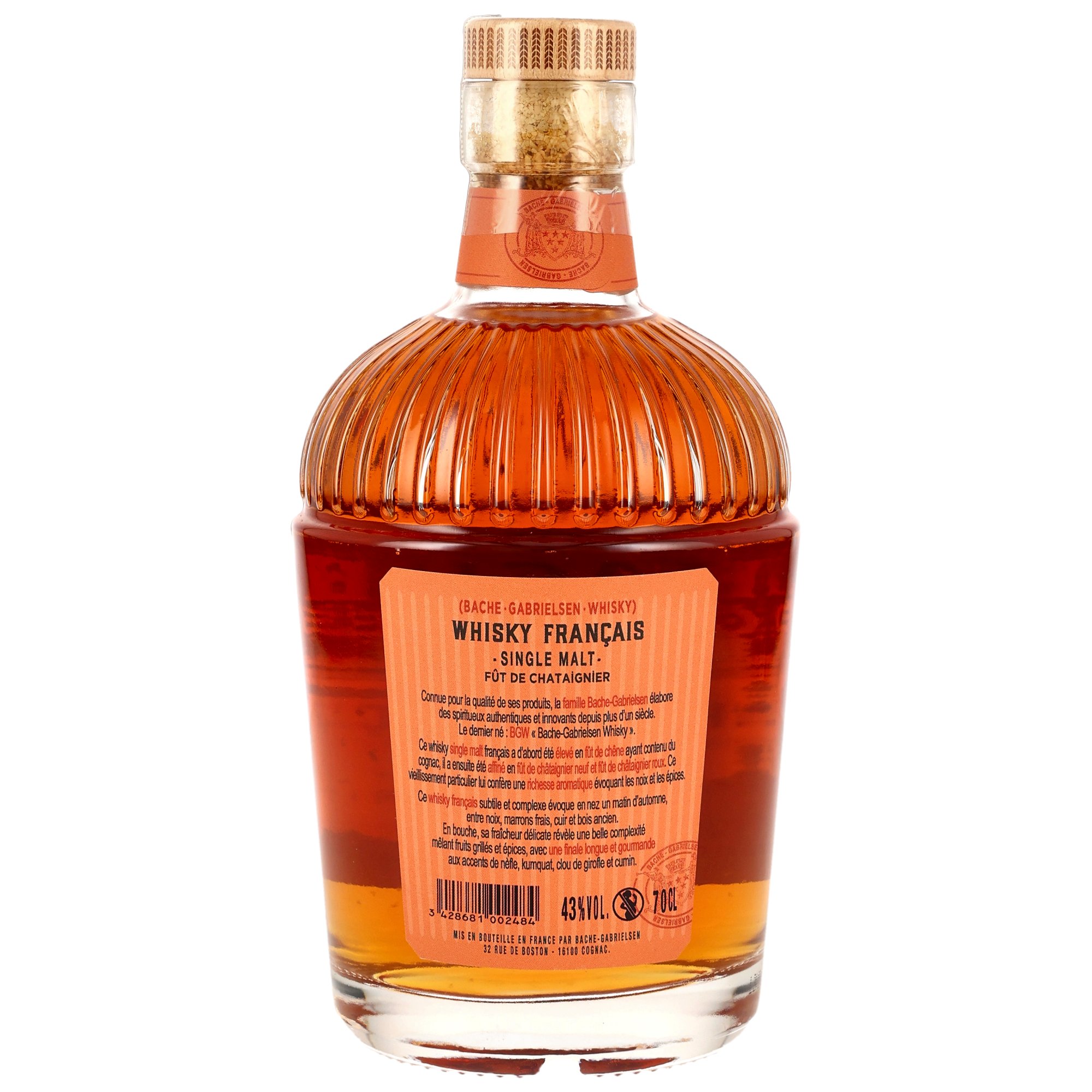 Bache-Gabrielsen Whisky Francais Chataignier (Kastanie) Cask