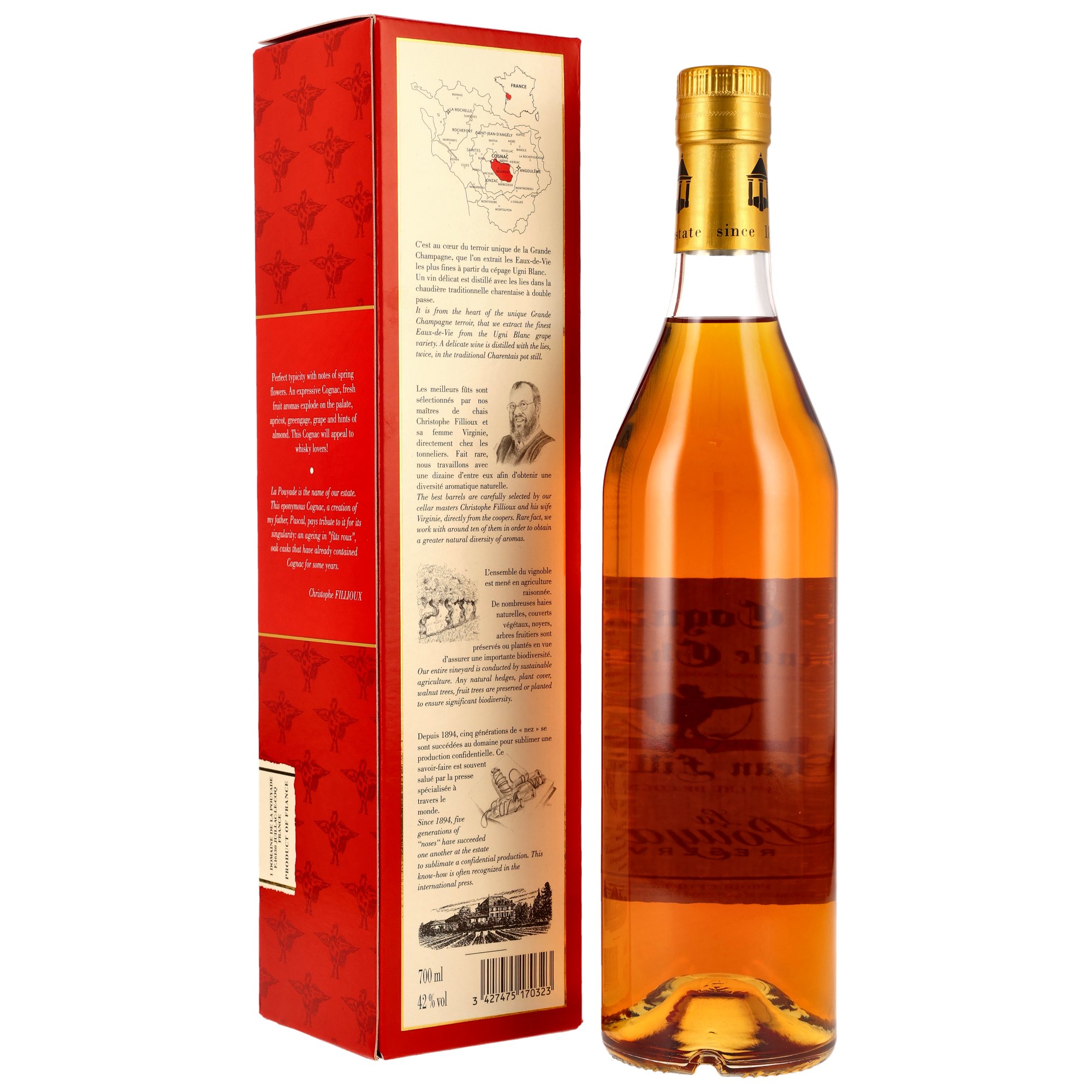 Jean Fillioux La Pouyade Reserve Cognac