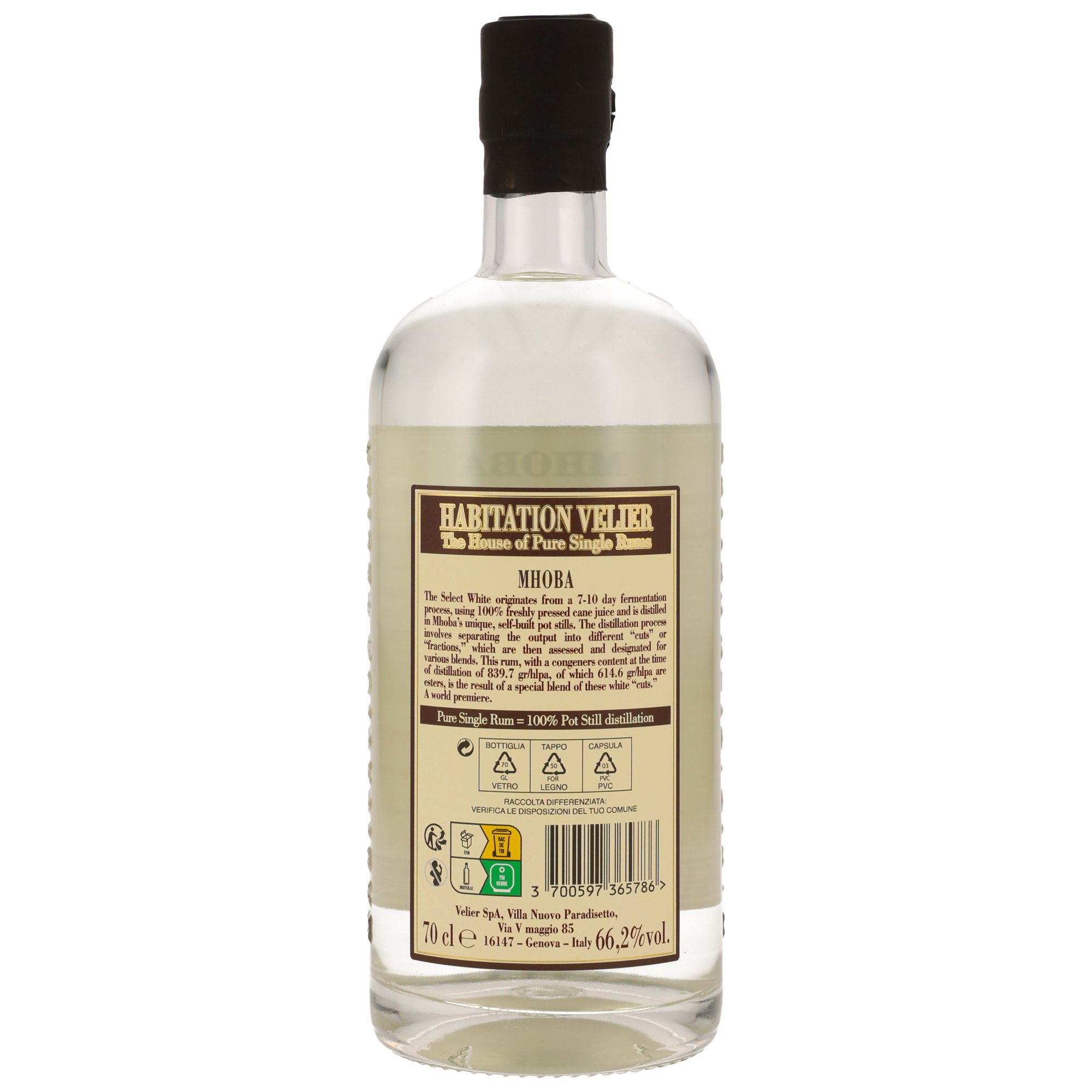 Mhoba White 2025 - South Africa Pure Single Rum - Habitation Velier