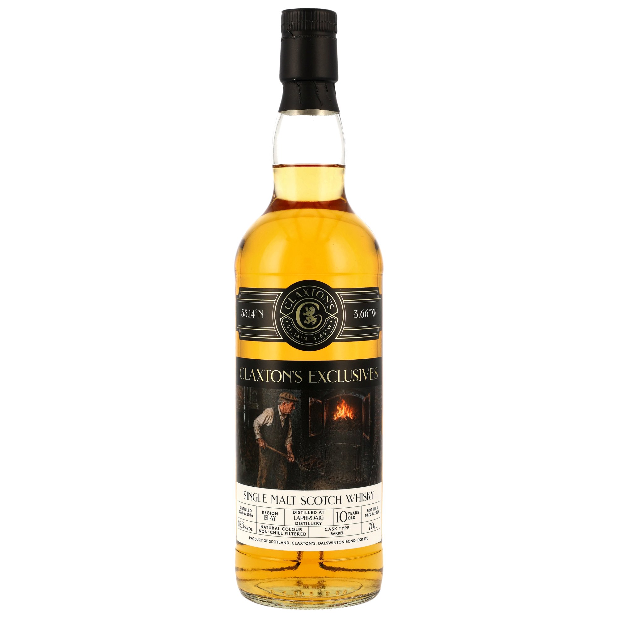 Laphroaig 2016/2026 - 10 y.o. - Single Malt Scotch Whisky - Claxton's