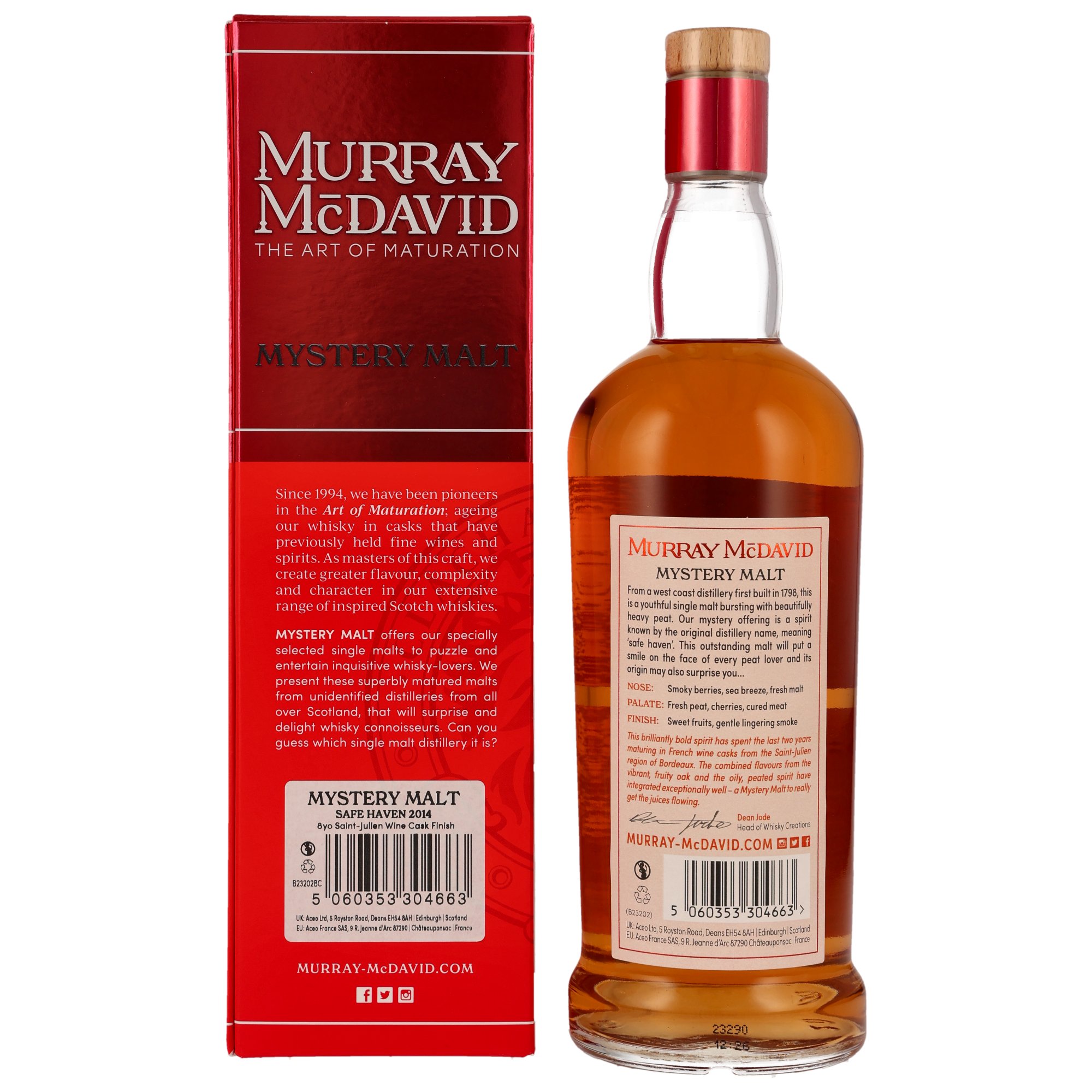 Safe Haven (Ledaig) 2014/2023 - 8 y.o. - Murray McDavid Saint- Julien Wine Cask Finish
