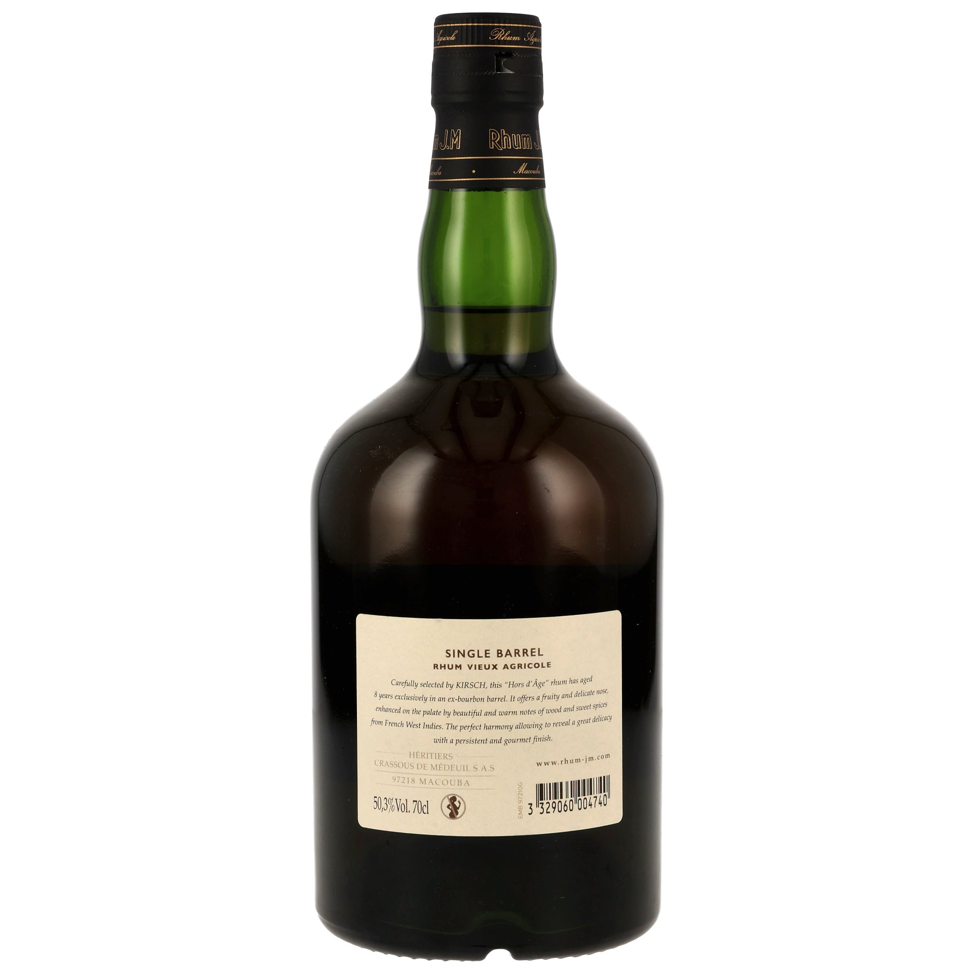 Rhum J.M 2014/2023 - 8 y.o. - Single Barrel Fut # 162705 - ohne GP