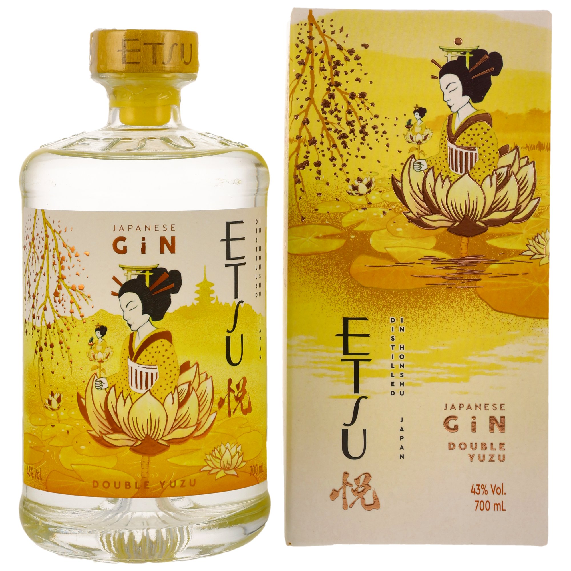 Etsu Double Yuzu Japanese Gin Neue Ausstattung in GP
