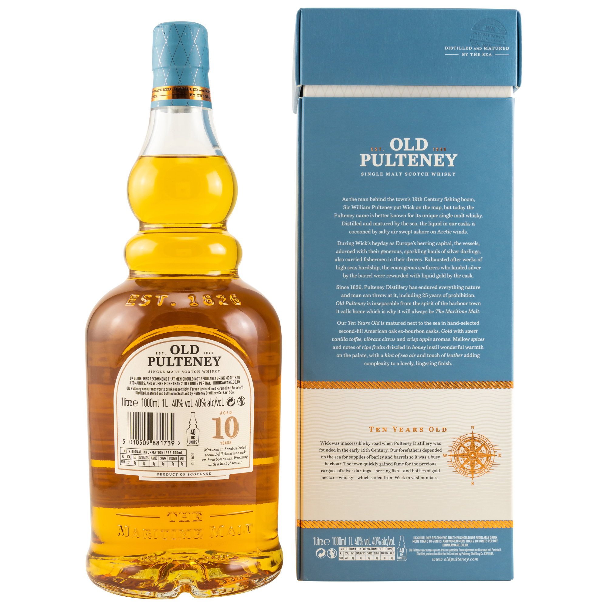 Old Pulteney 10 y.o. Liter