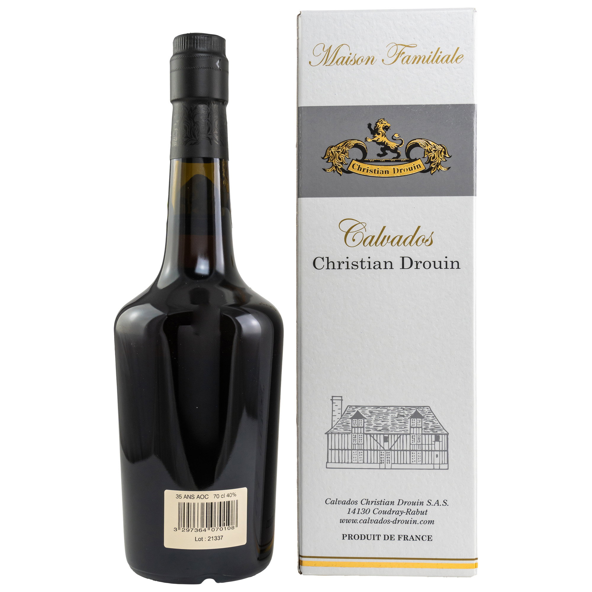 Christian Drouin 35 ans d'âge Calvados A.O.C