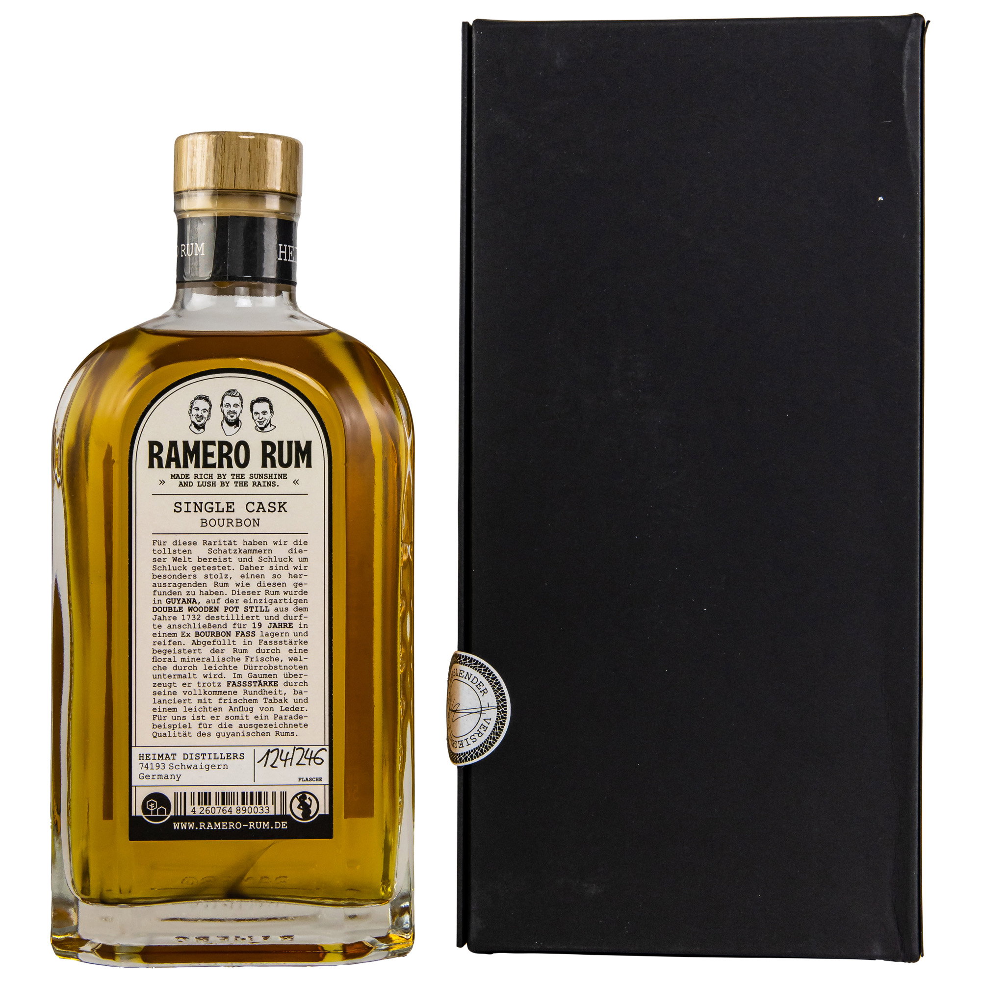 RAMERO Rum 2003/2022 - 19 y.o. - Single Cask Port Mourant
